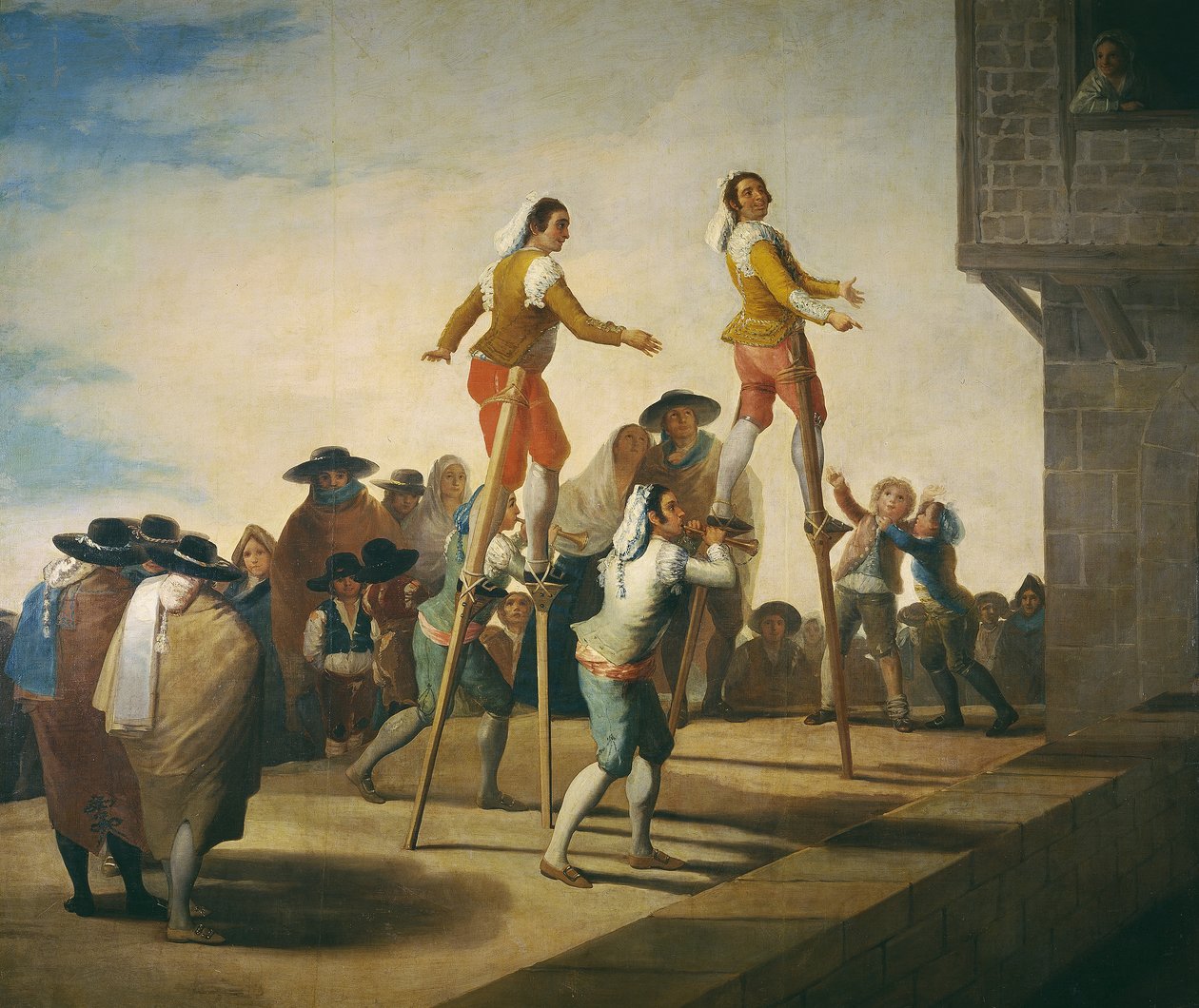 Gólyalábak alkotó: Francisco de Goya