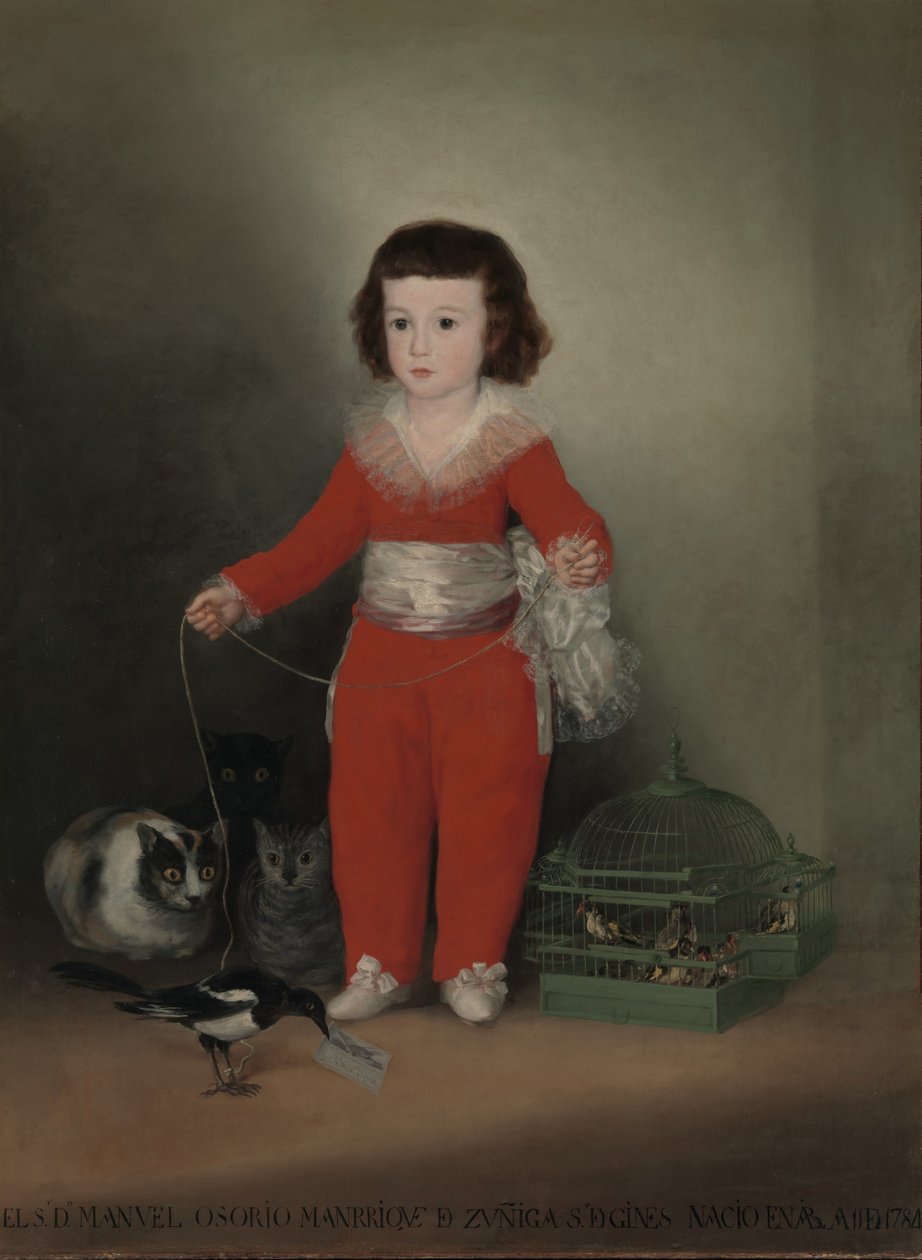 Manuel Osorio Manrique de Zuñiga alkotó: Francisco de Goya
