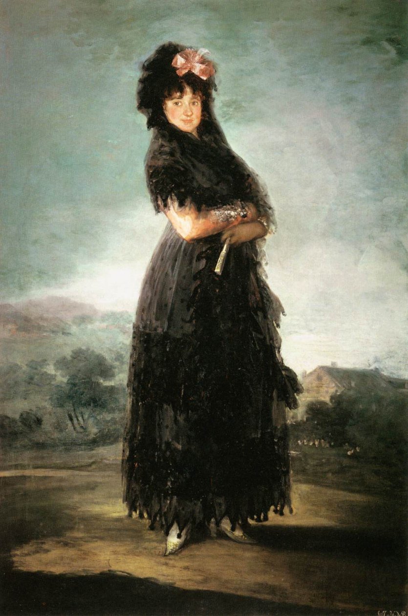 Mariana Waldstein, kilencedik Marquesa de Santa Cruz alkotó: Francisco de Goya