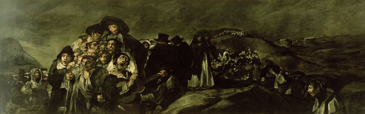 Zarándoklat a San Isidro-kúthoz, 18213 körül alkotó: Francisco de Goya