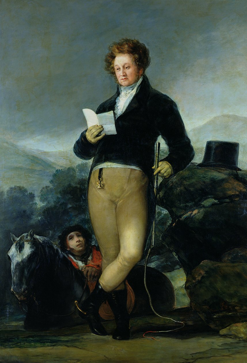 Don Francisco de Borja Tellez Giron (1786-1851) portréja 1816 körül alkotó: Francisco de Goya