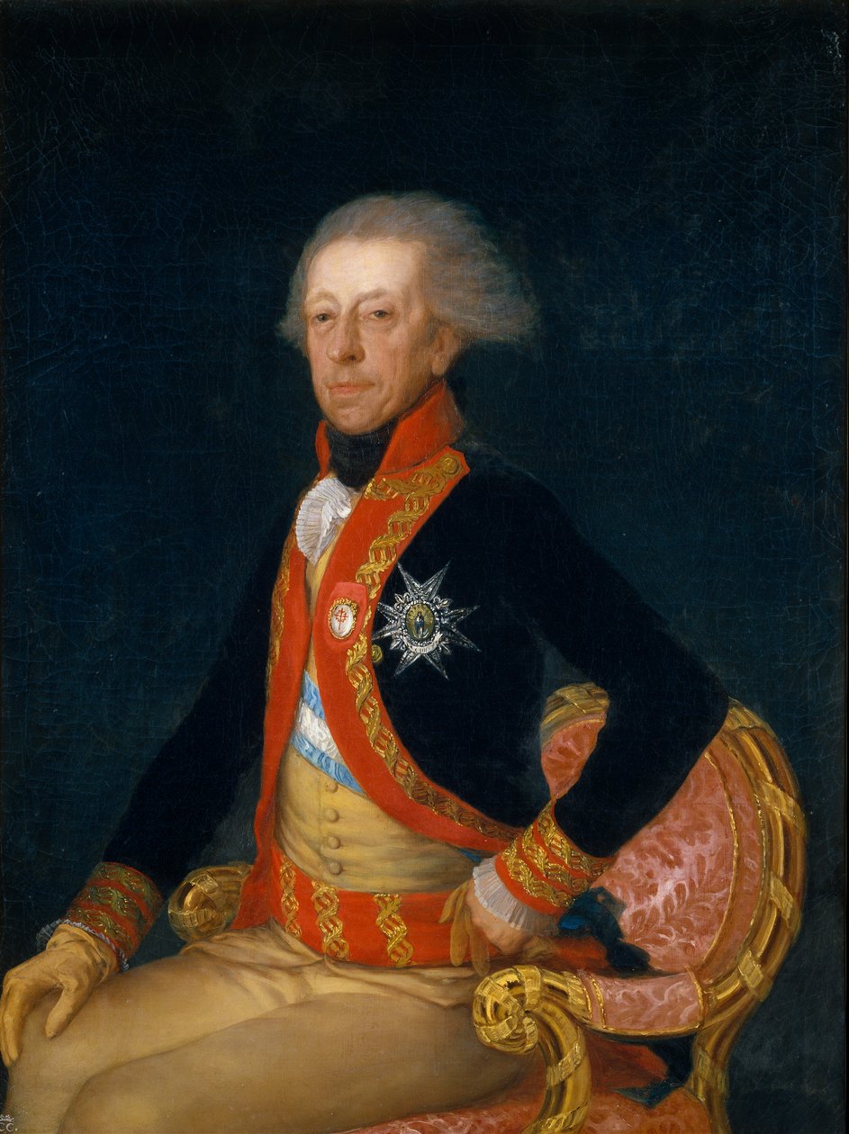 Antonio Ricardos tábornok portréja alkotó: Francisco de Goya