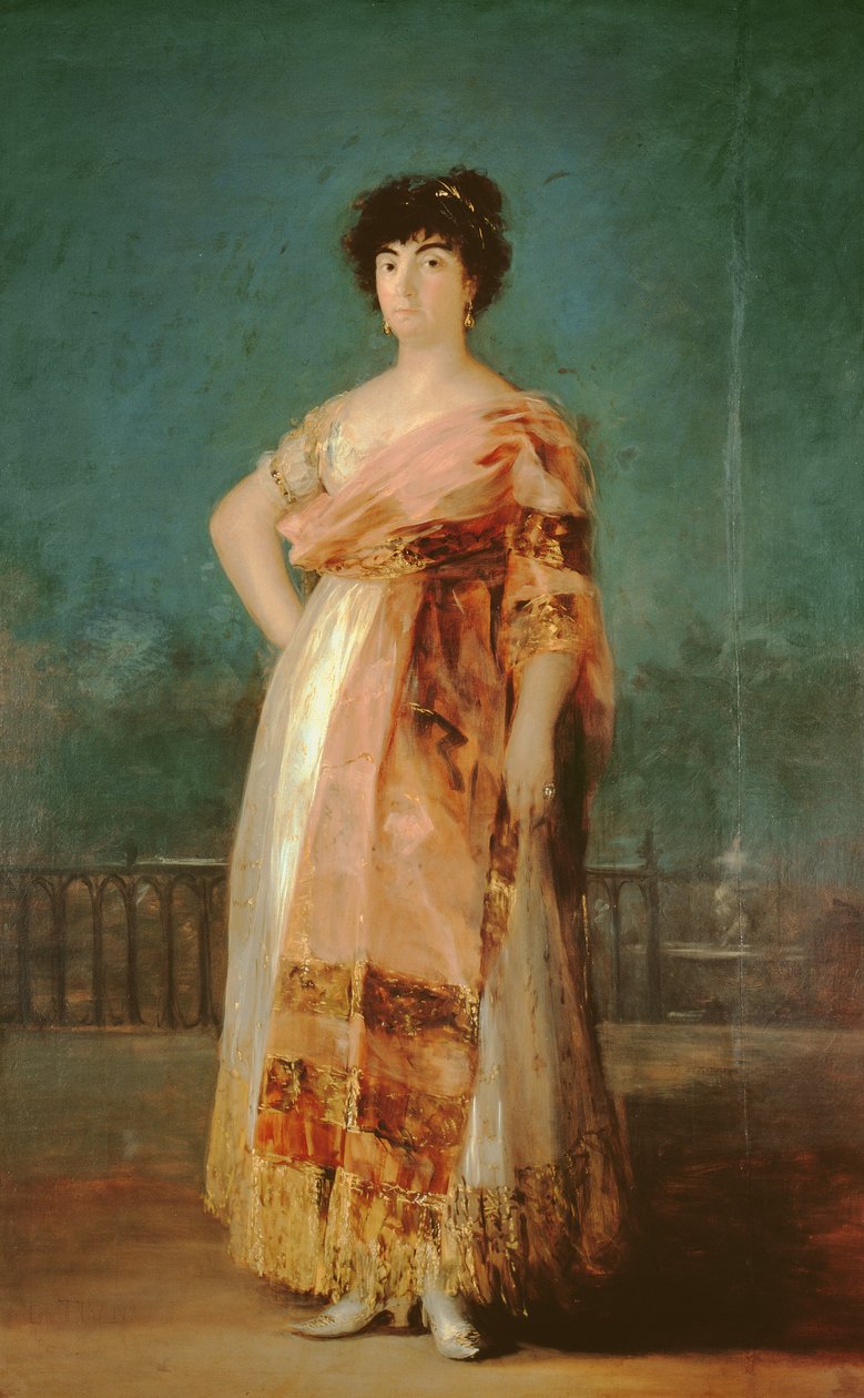 La Tirana portréja, Maria Fernandez, 1792 körül alkotó: Francisco de Goya