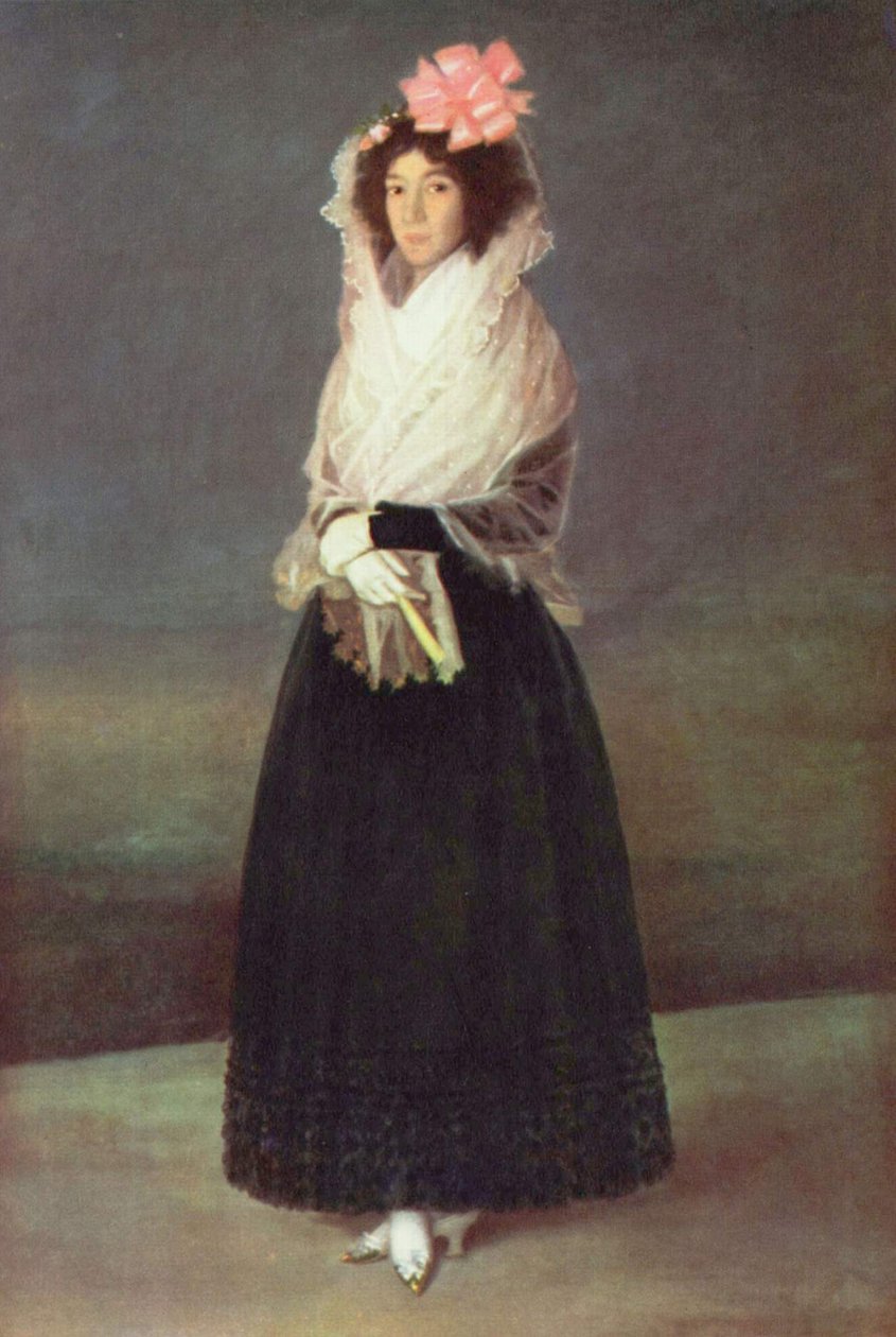María Rita de Barrenechea és Morante portréja alkotó: Francisco de Goya