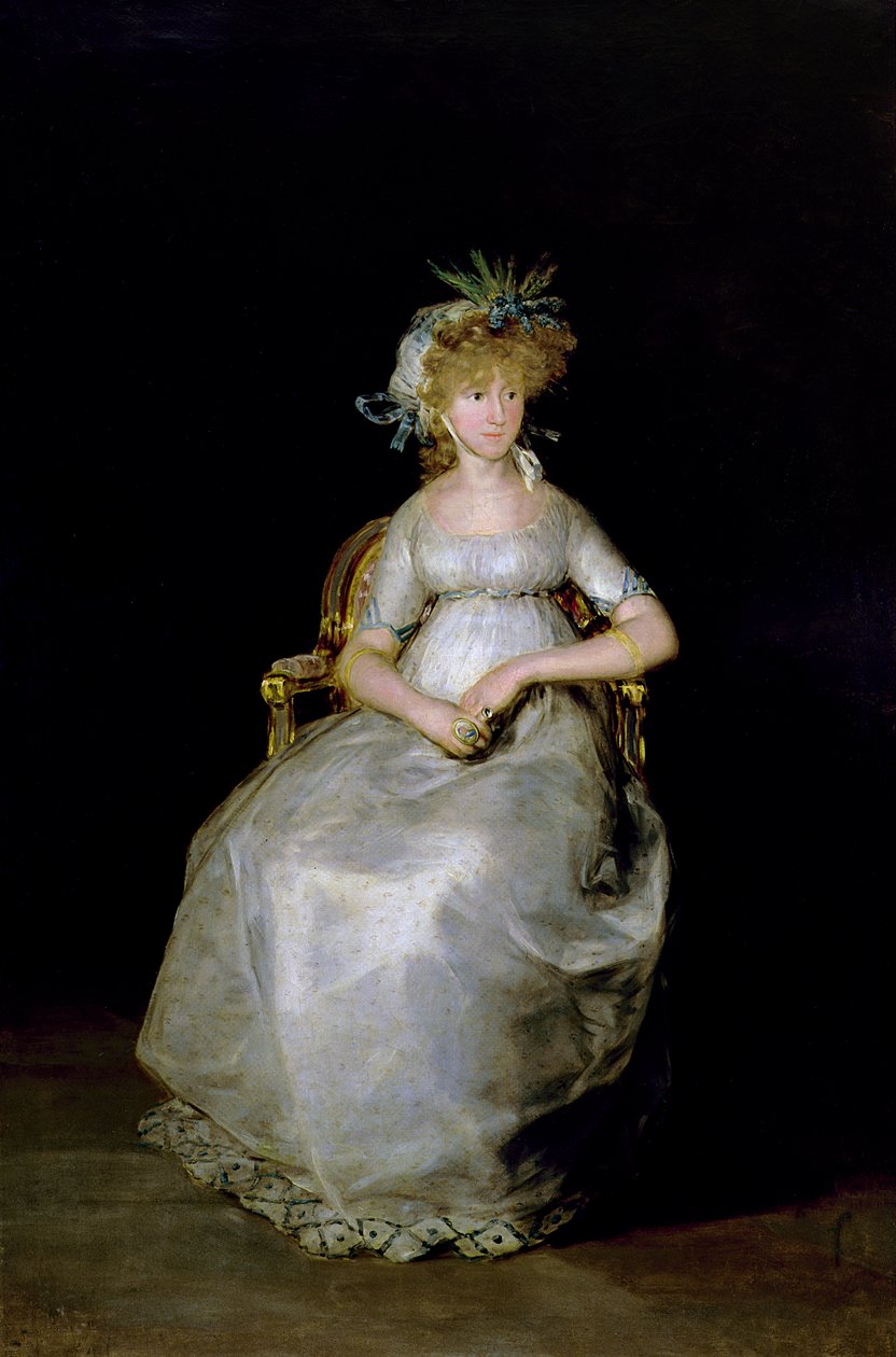 Ballabriga, Chinchon grófnőjének Maria Teresa († 1820) portréja alkotó: Francisco de Goya