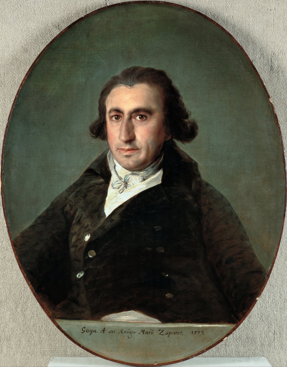 Martín Zapater arcképe alkotó: Francisco de Goya