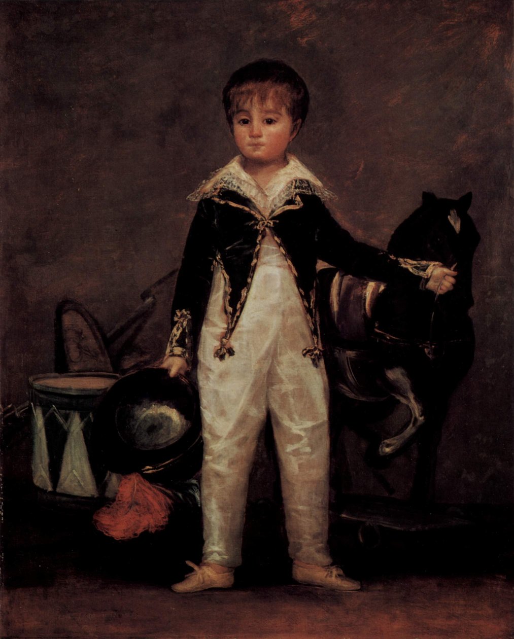 Pepito Costa és Bonelis portréja alkotó: Francisco de Goya