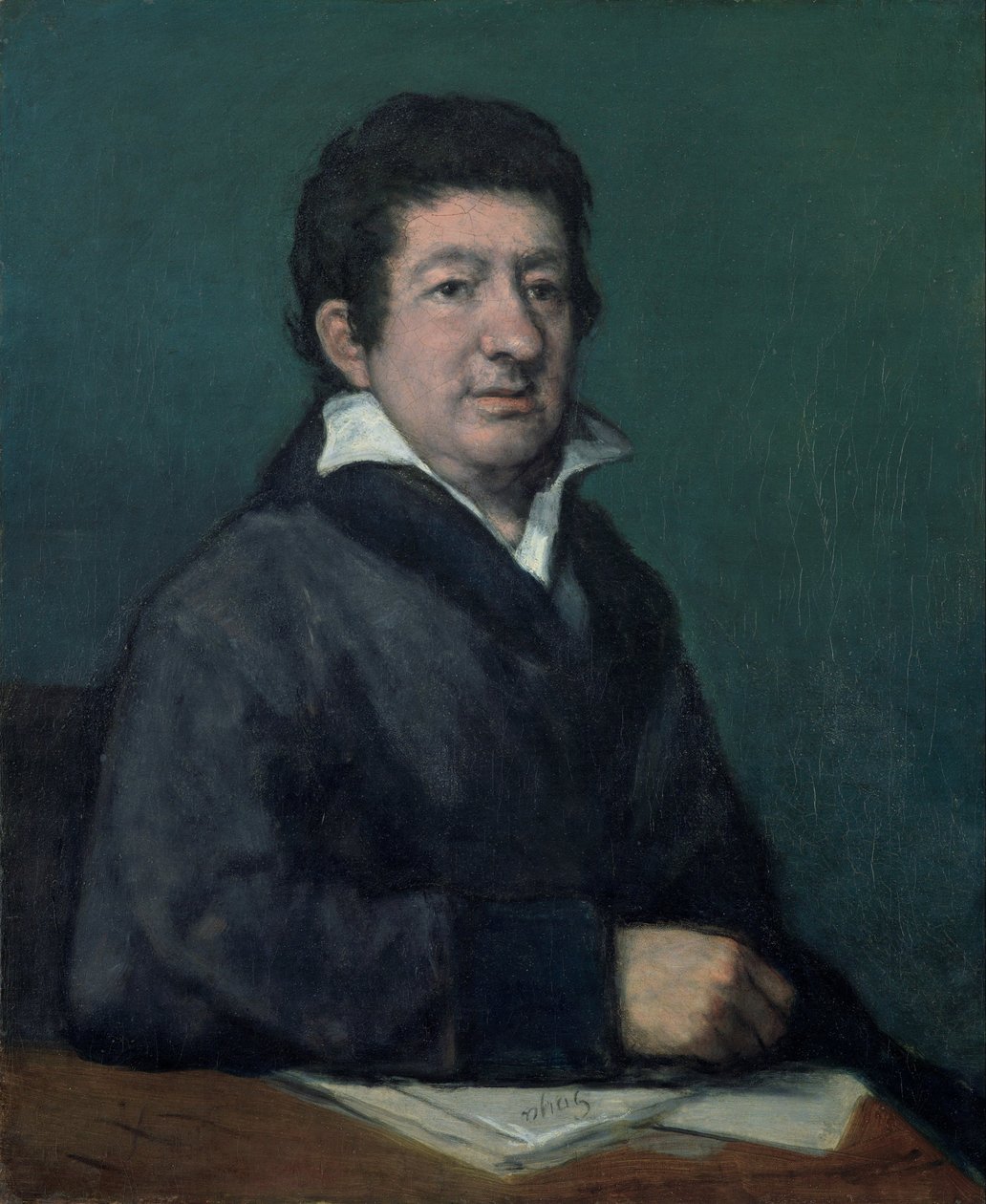 Moratín költő arcképe alkotó: Francisco de Goya
