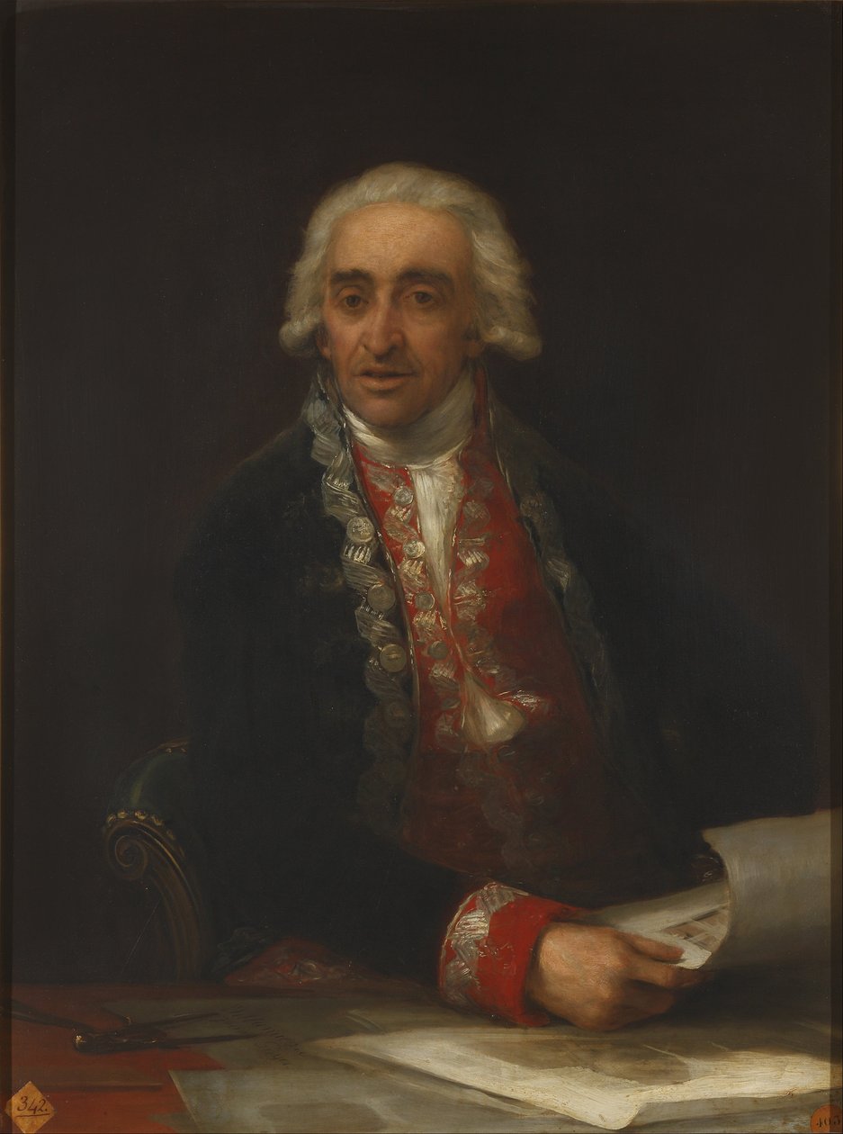 Juan de Villanueva arcképe alkotó: Francisco de Goya
