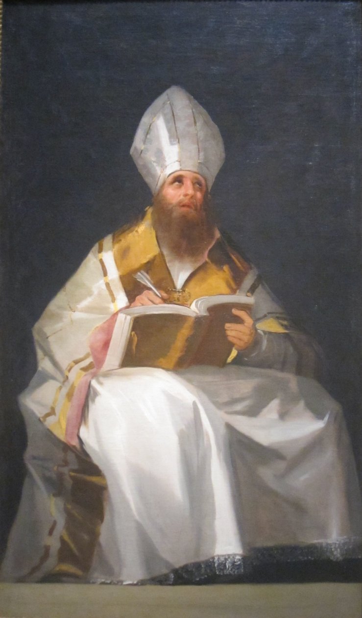 Szent Ambrose alkotó: Francisco de Goya