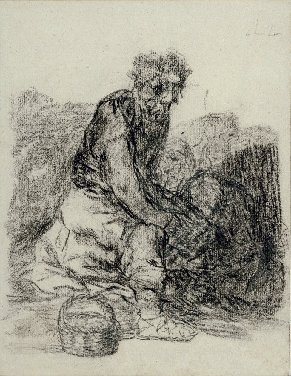 Se muer (en) (Meghalnak) alkotó: Francisco de Goya