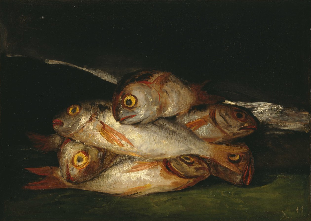 Csendélet Golden Bream -el alkotó: Francisco de Goya