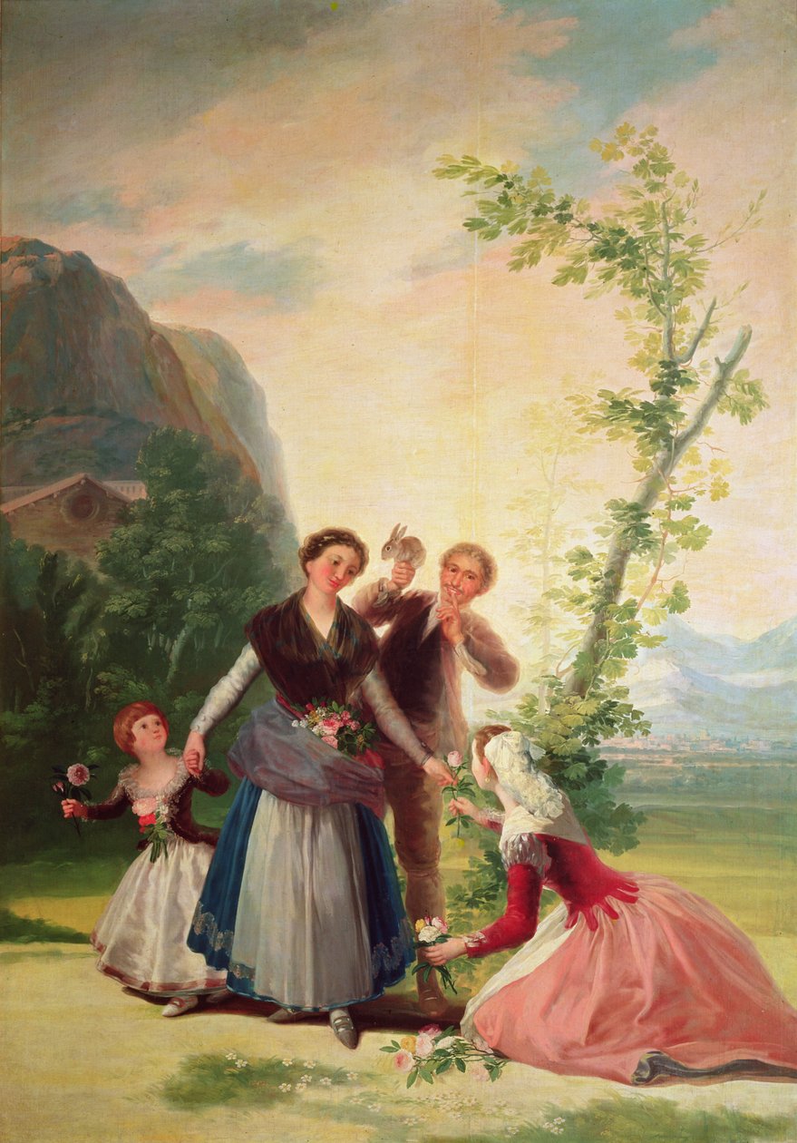 Virágárusok, 1786 alkotó: Francisco de Goya