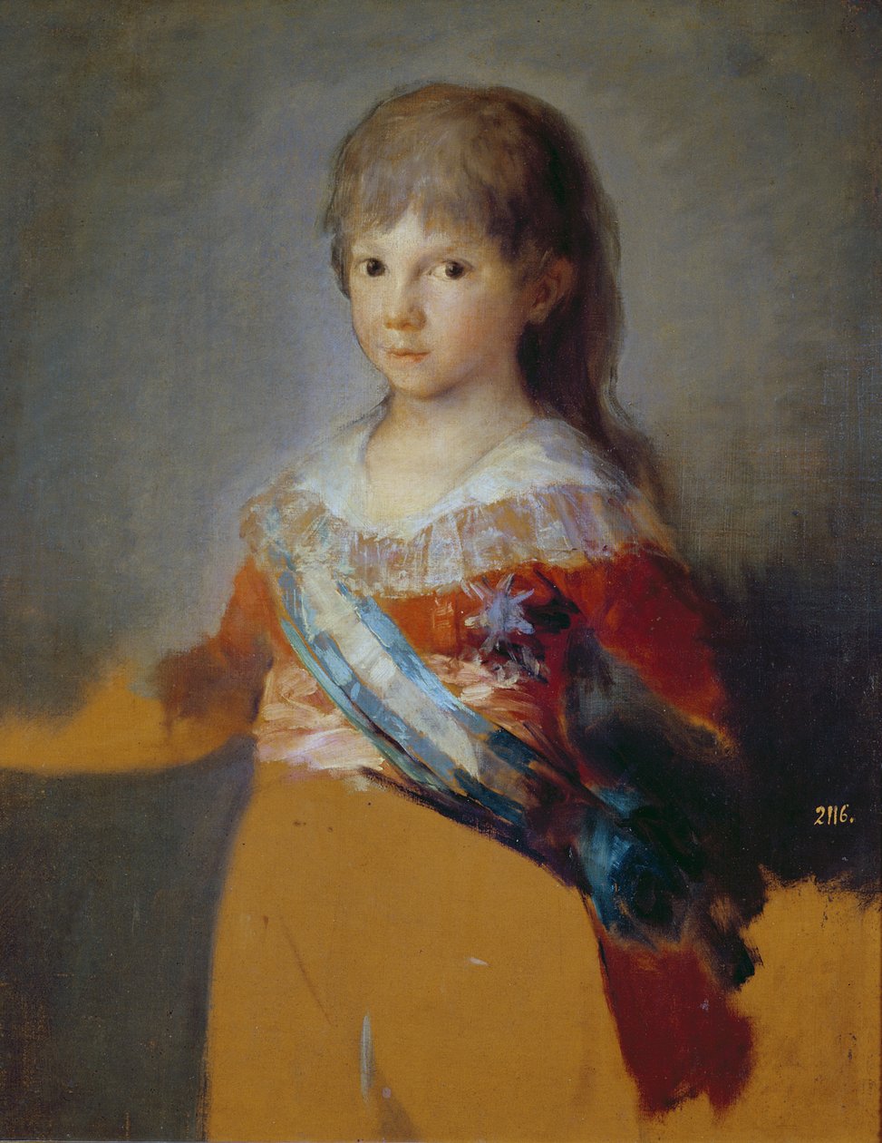 A Infante Francisco de Paula, 1800 alkotó: Francisco de Goya