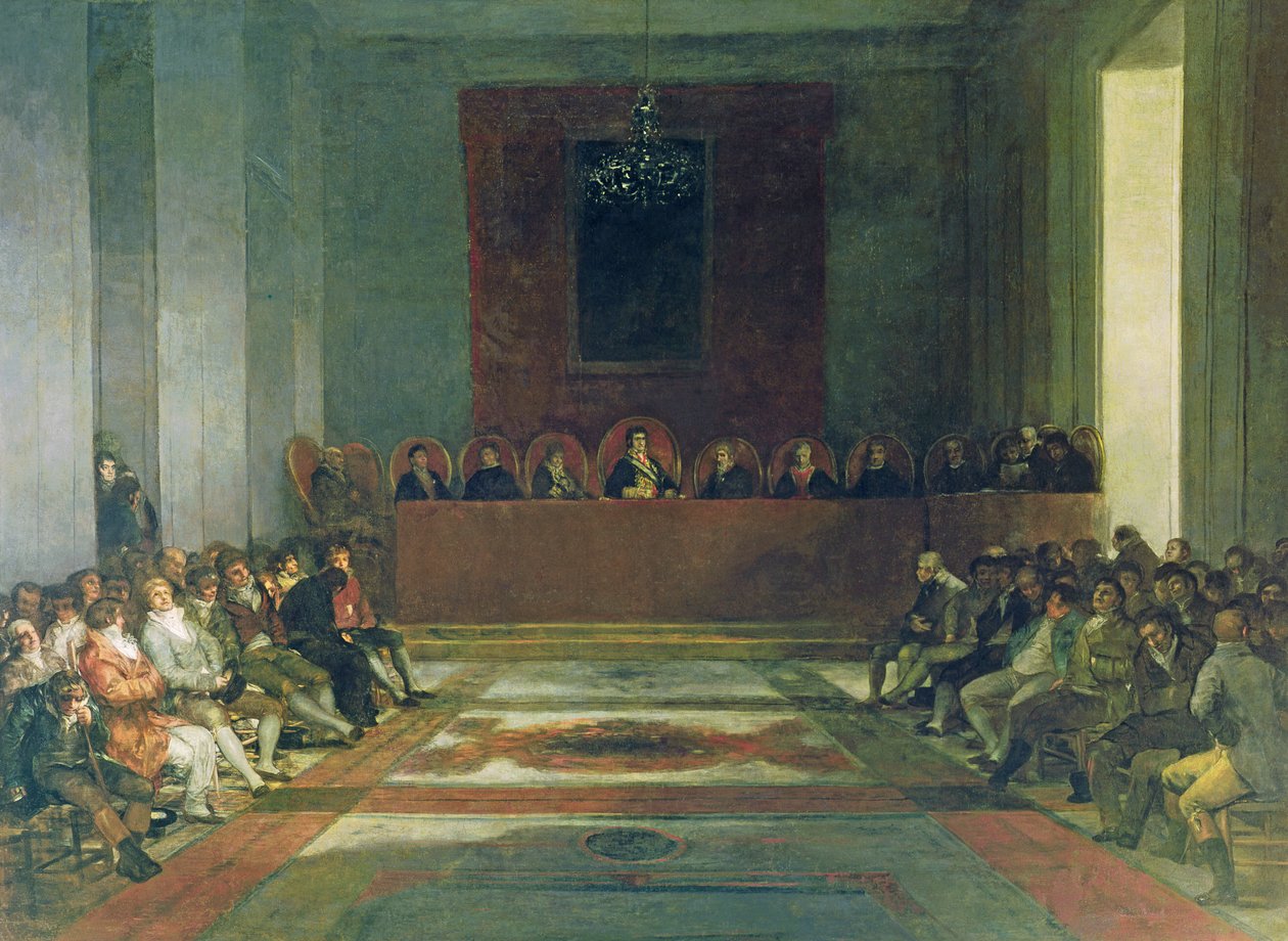 A Fülöp-szigeteki junta, 1815 alkotó: Francisco de Goya