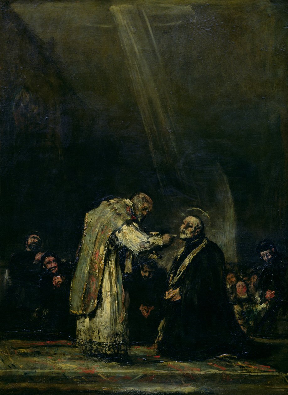 Calasanz Szent József utolsó áldozása (1556-1648) 1819 körül alkotó: Francisco de Goya