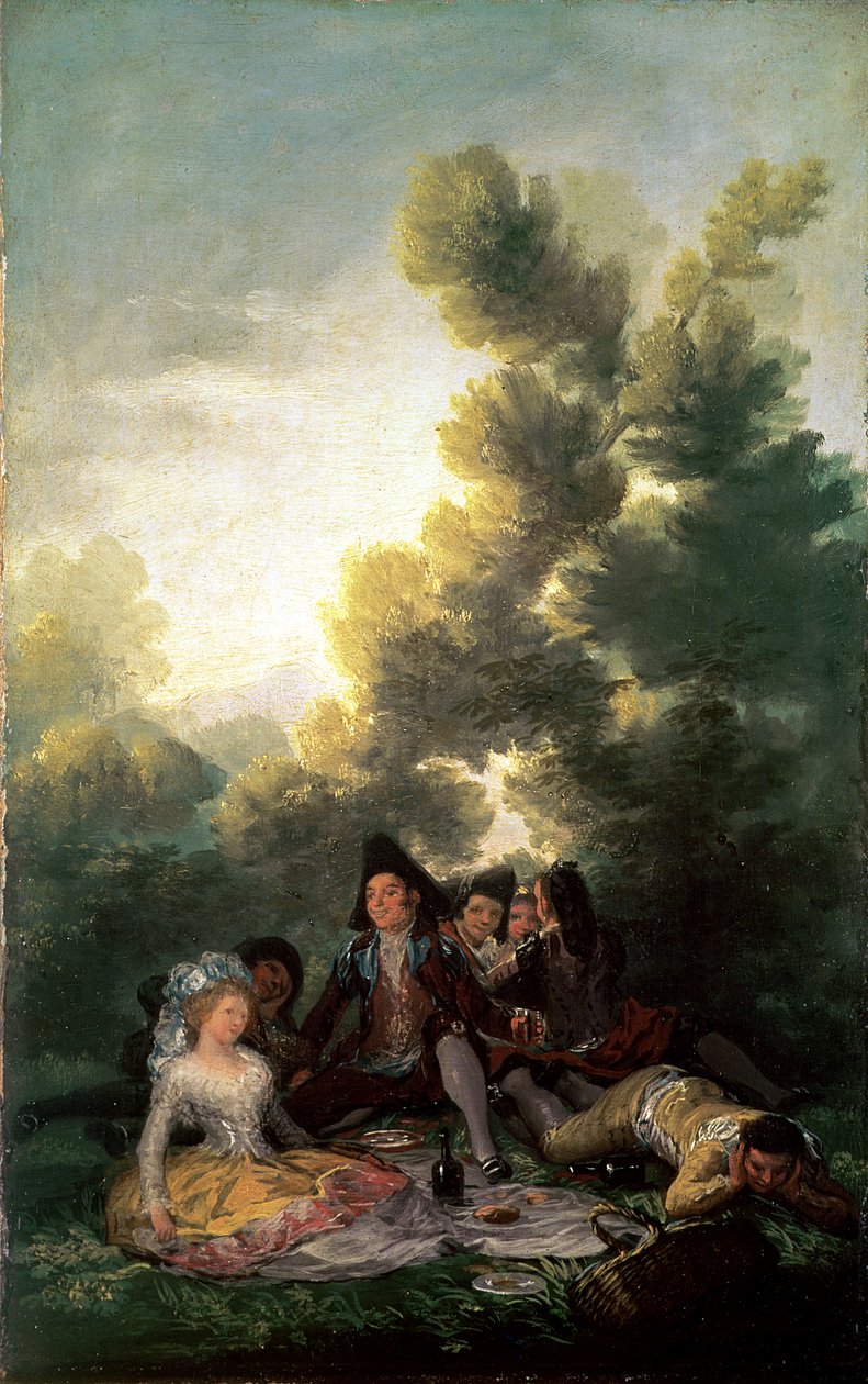 Piknik, 1785-90 alkotó: Francisco de Goya
