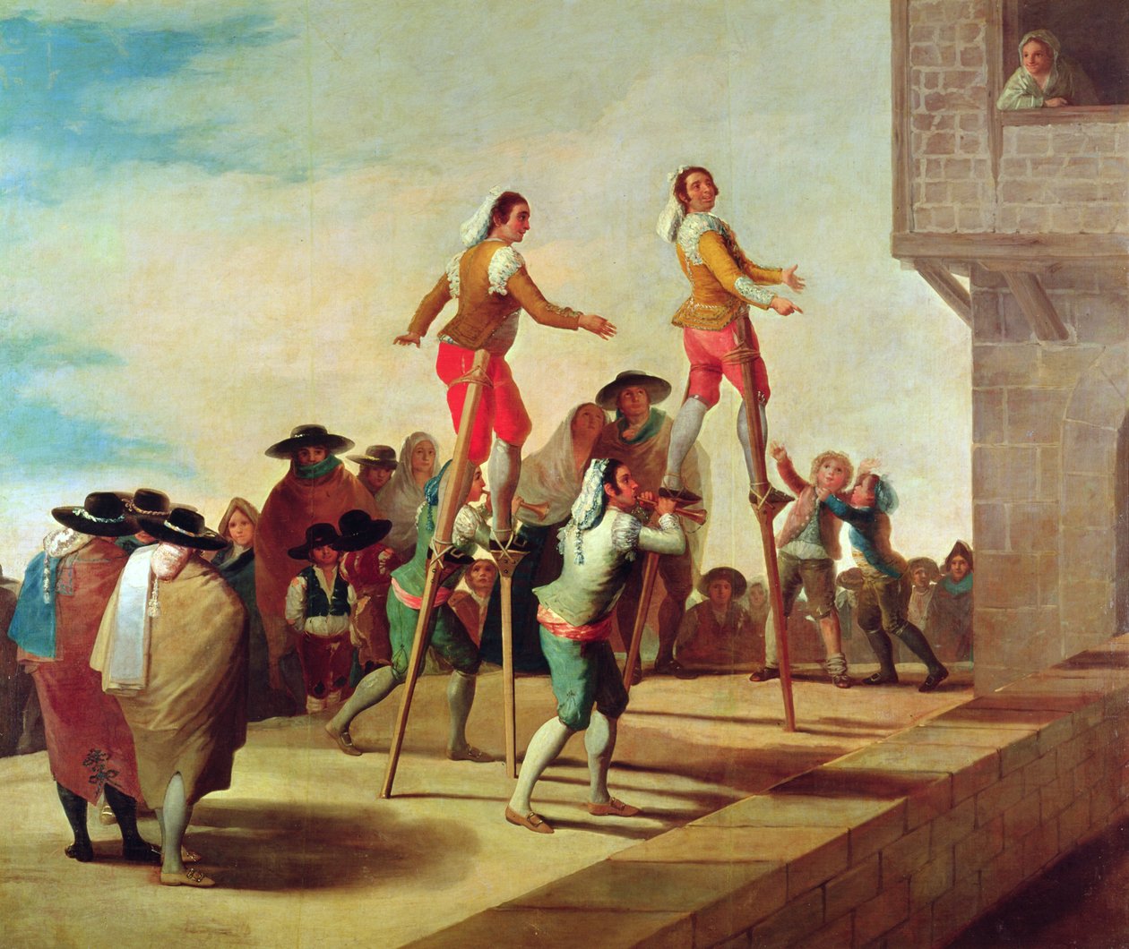 A gólyalábasok, 1791-92 körül alkotó: Francisco de Goya