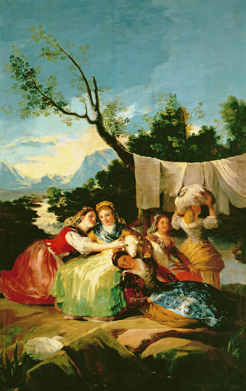 A Mosók, 1780 előtt alkotó: Francisco de Goya