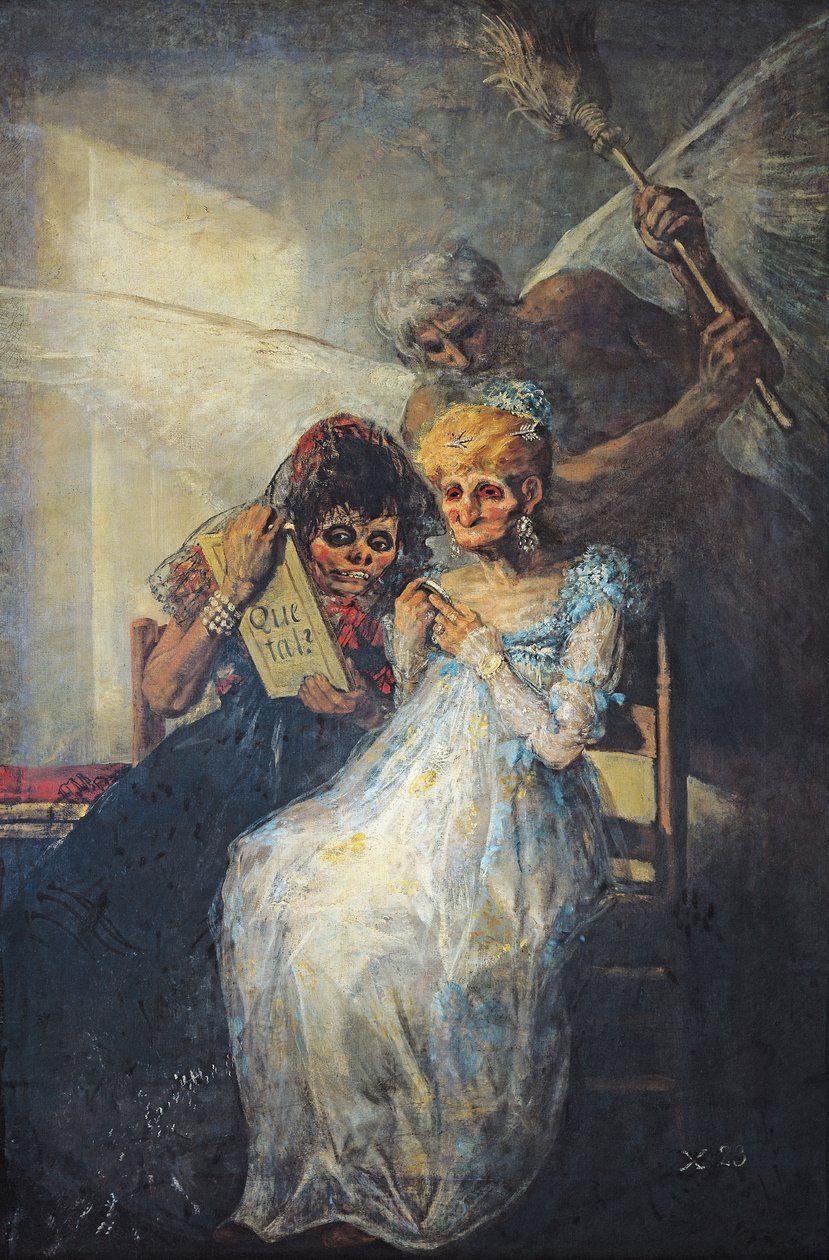 Az öregasszonyok ideje, 1820 alkotó: Francisco de Goya