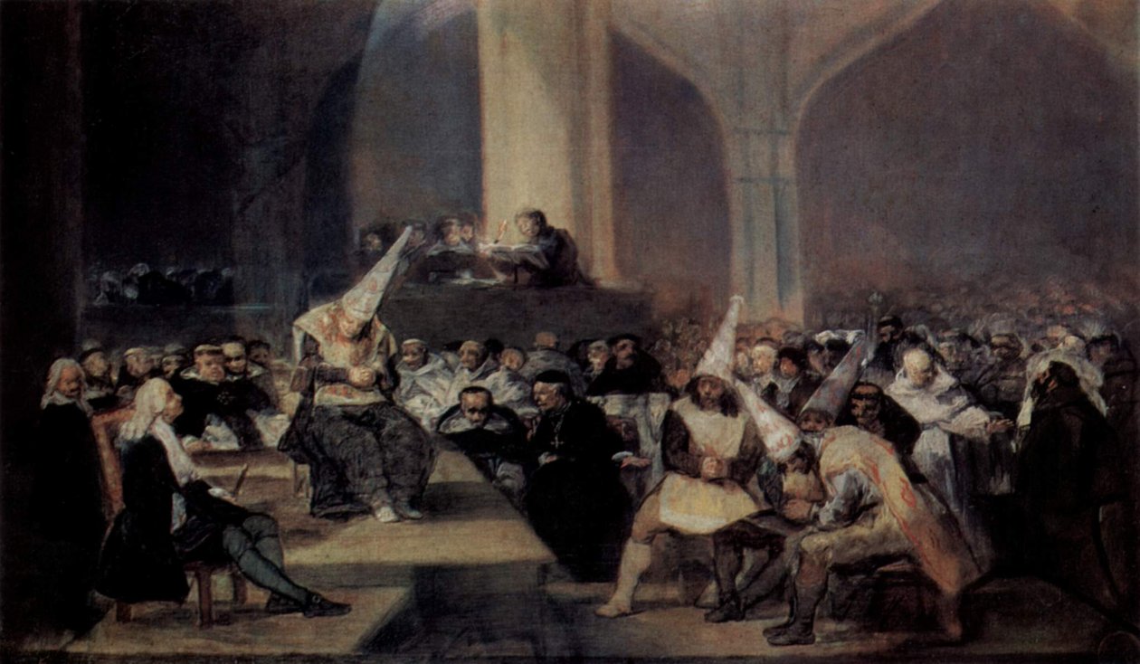 Az Inkvizíció Törvényszéke alkotó: Francisco de Goya