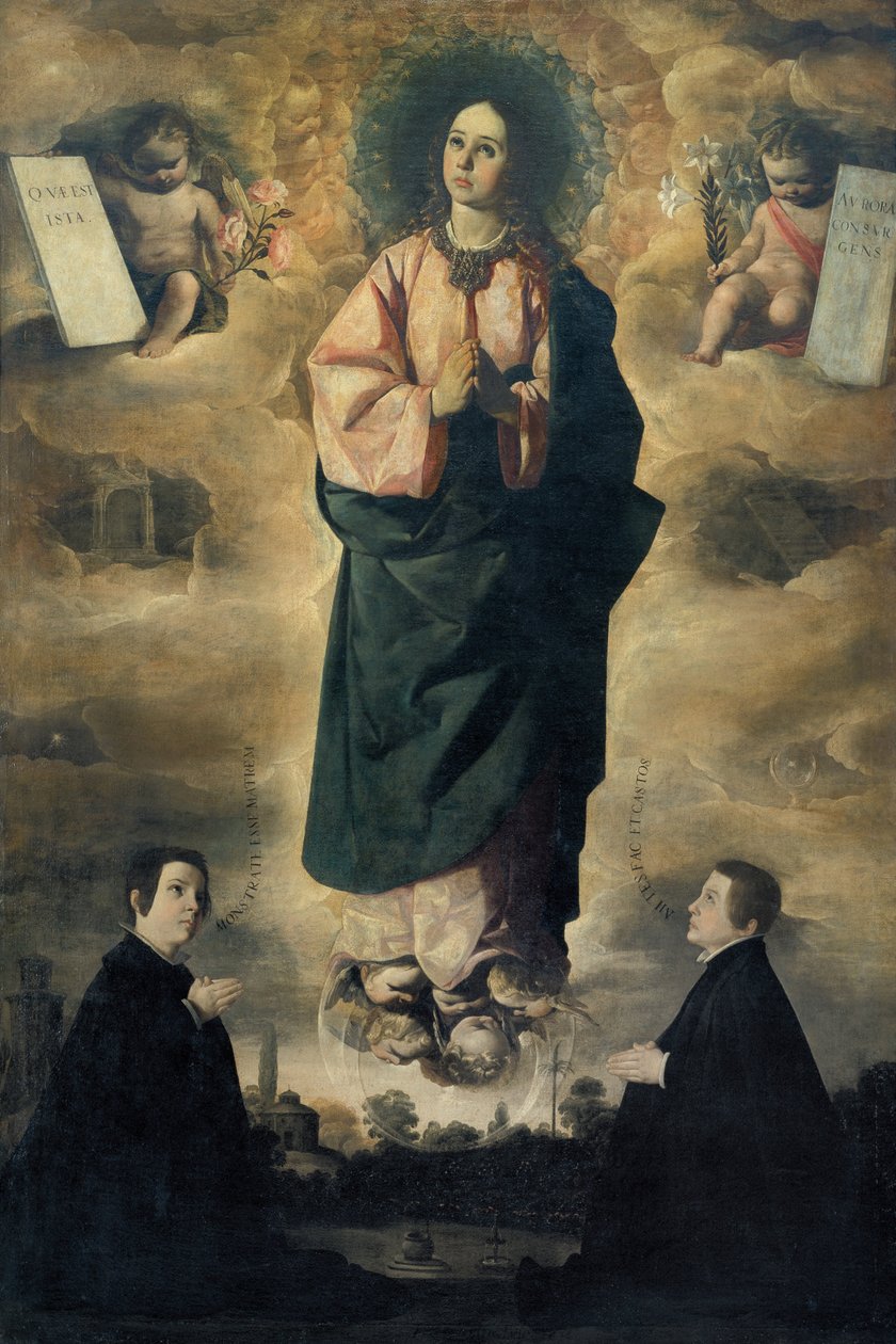 Szeplőtelen fogantatás alkotó: Francisco de Zurbaran
