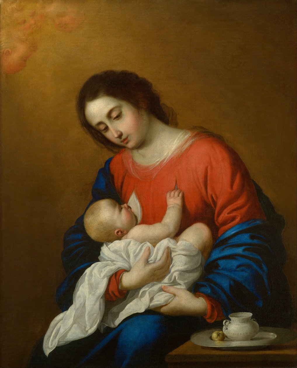 Madonna és gyermeke alkotó: Francisco de Zurbaran