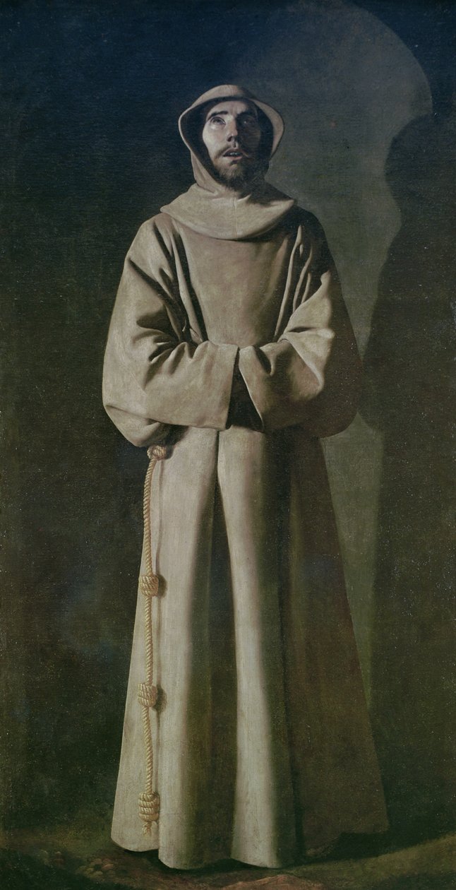 Szent Ferenc (1181-1226) 1645-64 alkotó: Francisco de Zurbaran