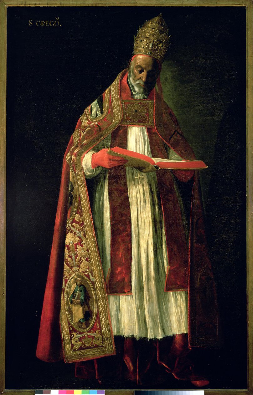 Nagy Szent Gergely (kb. 540-604) alkotó: Francisco de Zurbaran