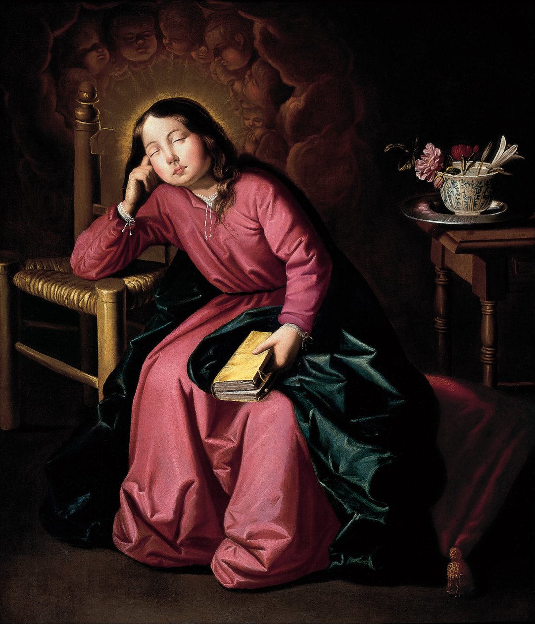 A gyermekszűz alszik alkotó: Francisco de Zurbaran