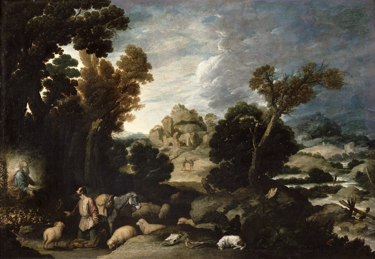 Az égő bokor, 1635 körül alkotó: Francisco Collantes