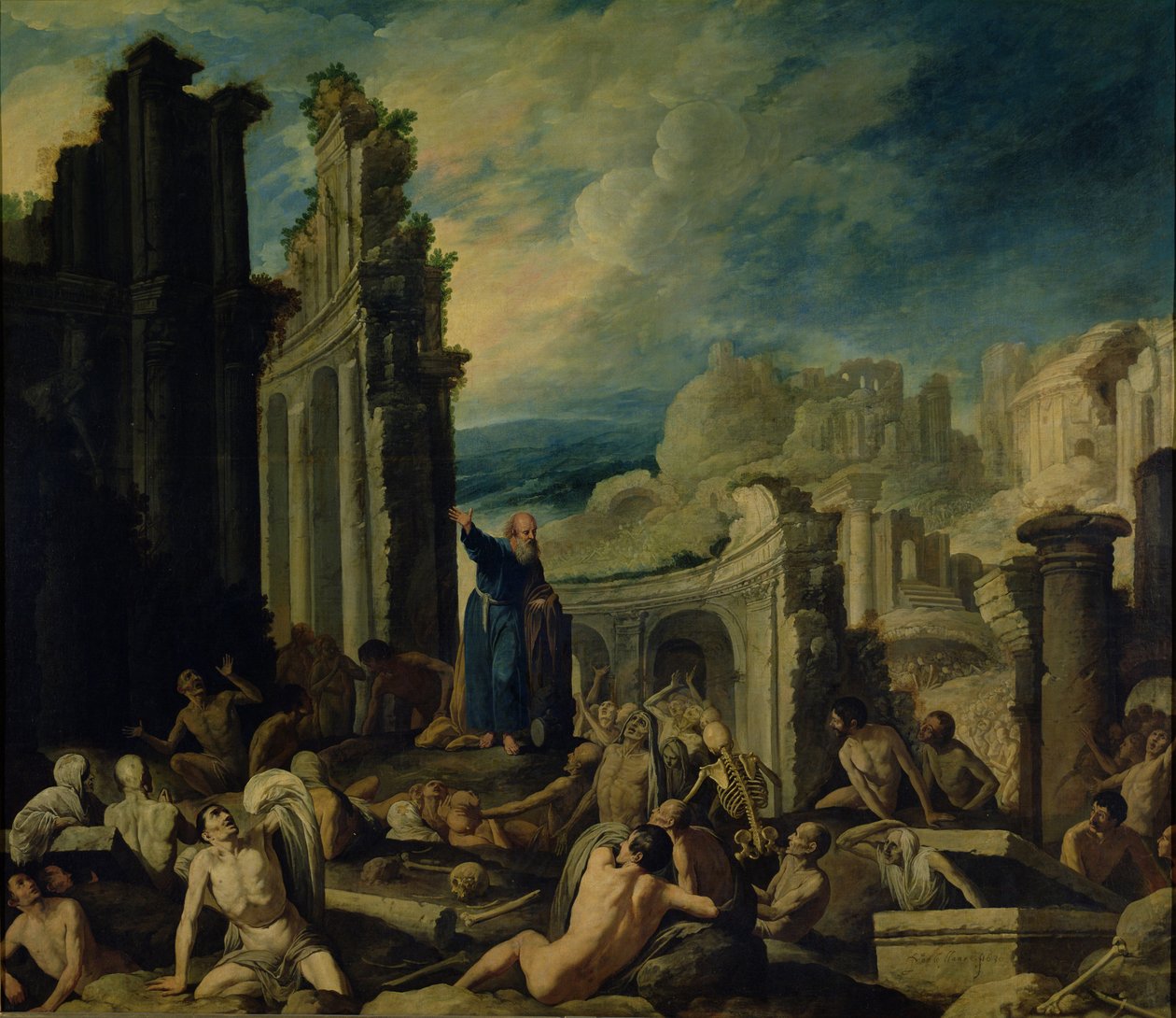 Ezékiel látomása, 1630 alkotó: Francisco Collantes