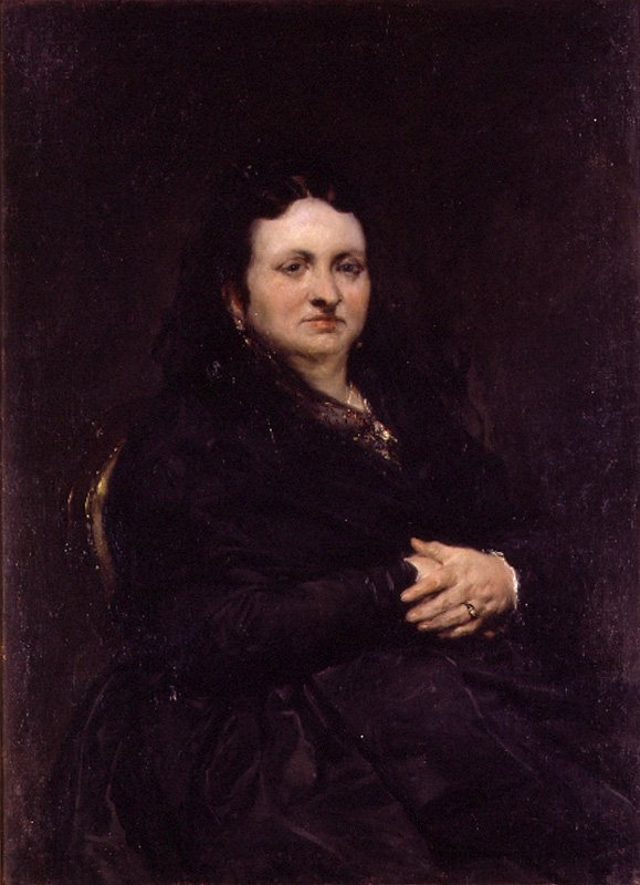 Dona Carmen Cervera portréja alkotó: Francisco Domingo Marqués
