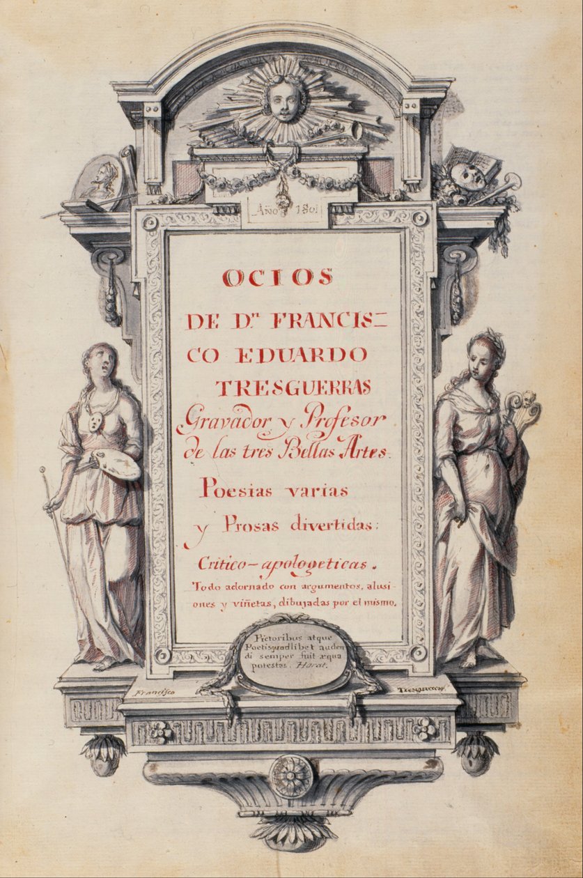 Don Francisco Tresguerras üldözése alkotó: Francisco EduardoTresguerras