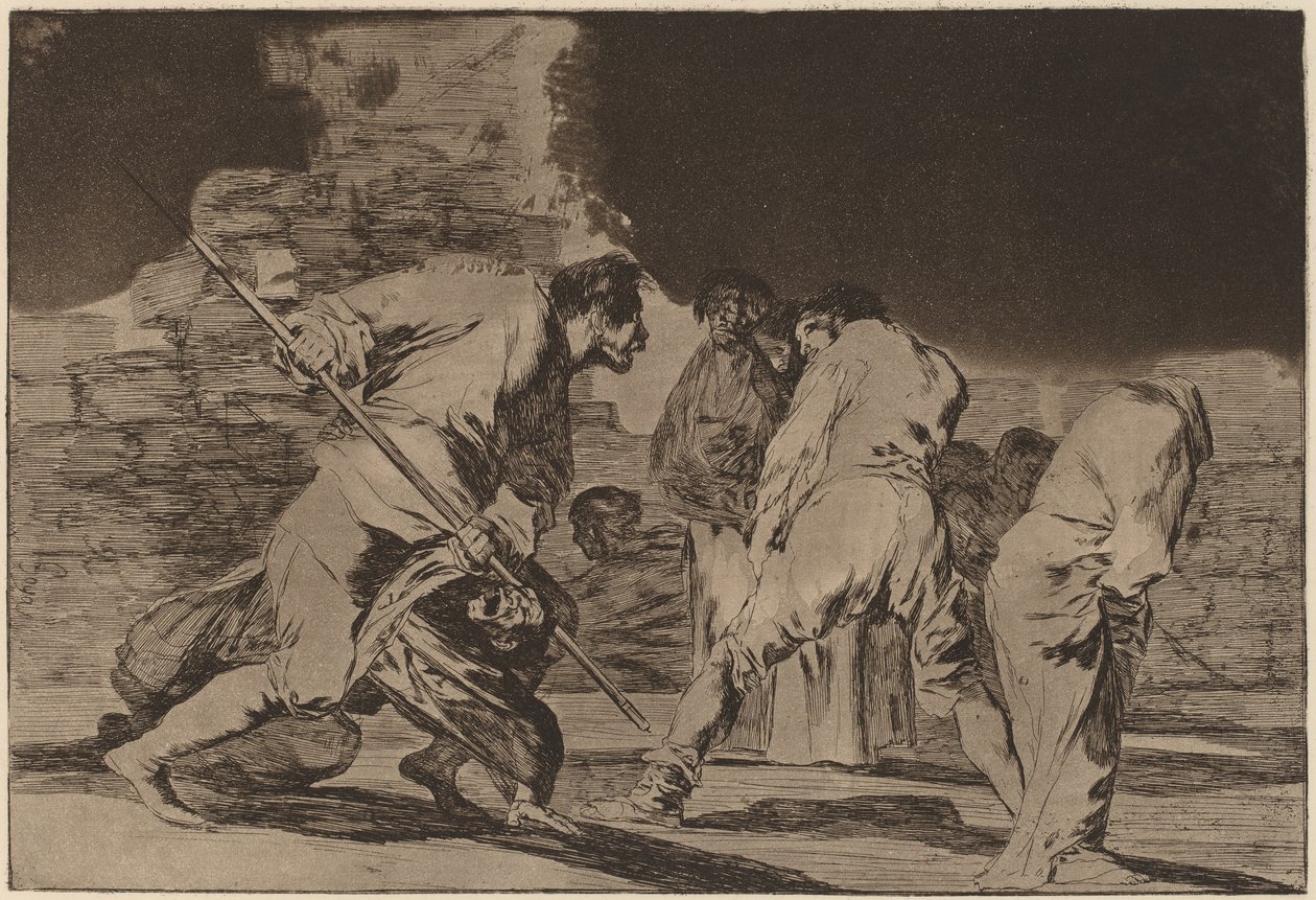Különálló furioso (Furious Folly) alkotó: Francisco de Goya