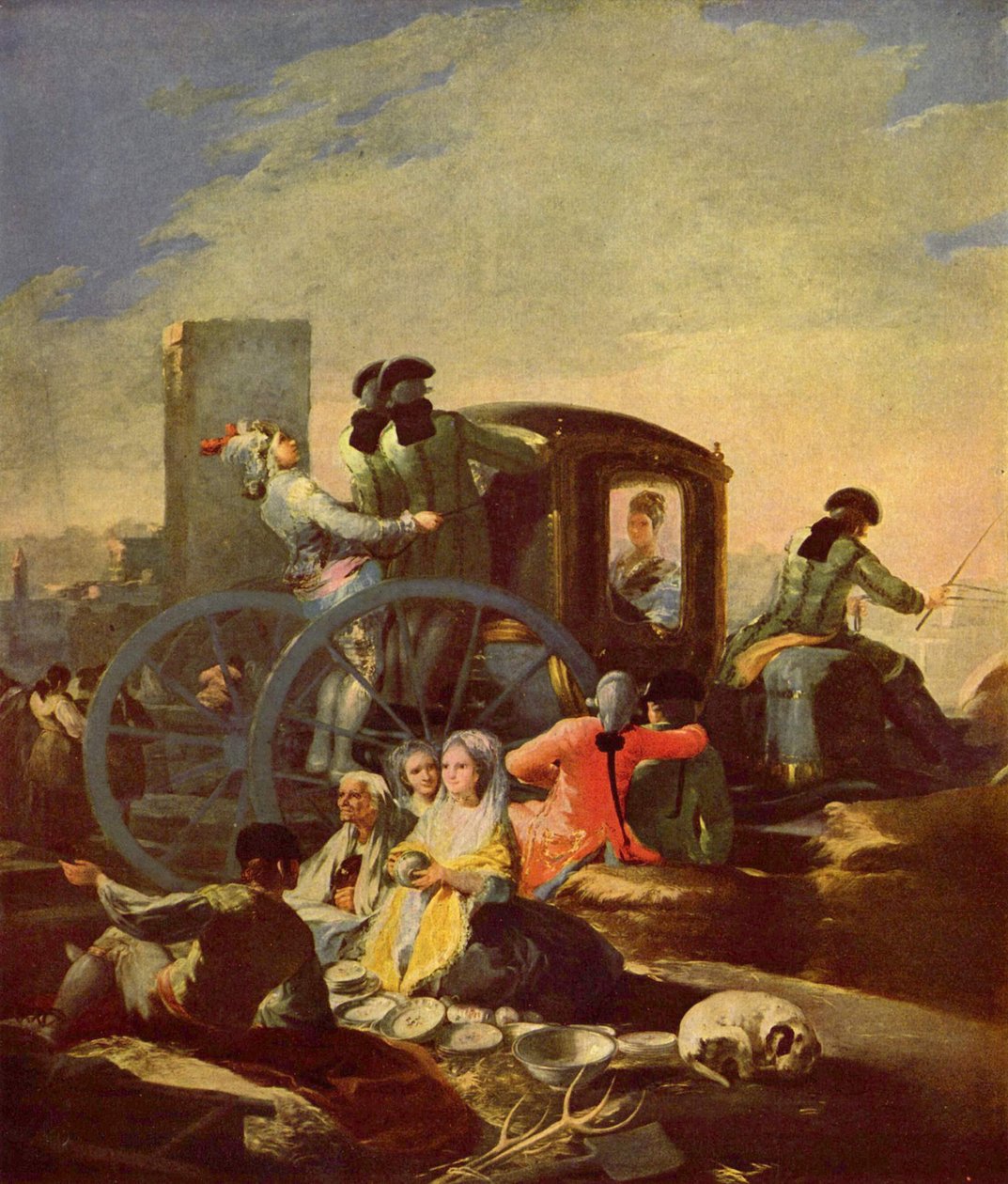 Az edények forgalmazója alkotó: Francisco de Goya