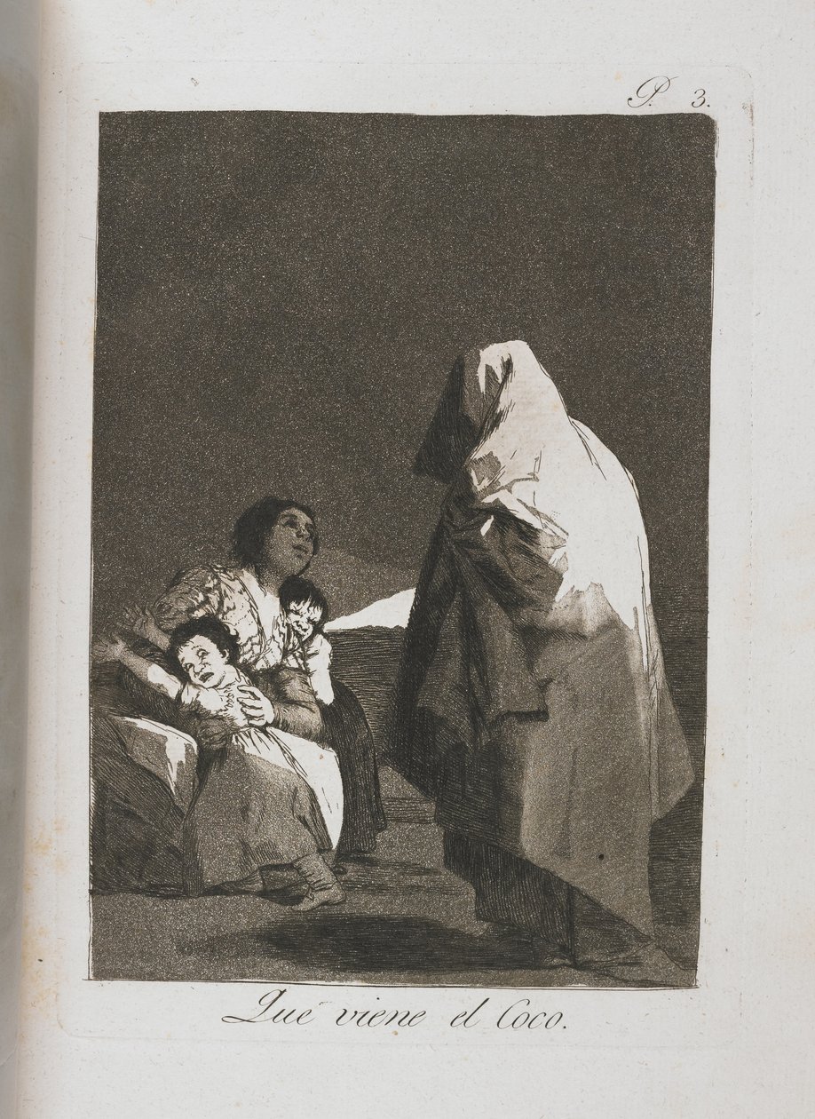 Al Conde Palatino, Los Caprichosból, 1797-1798 alkotó: Francisco de Goya