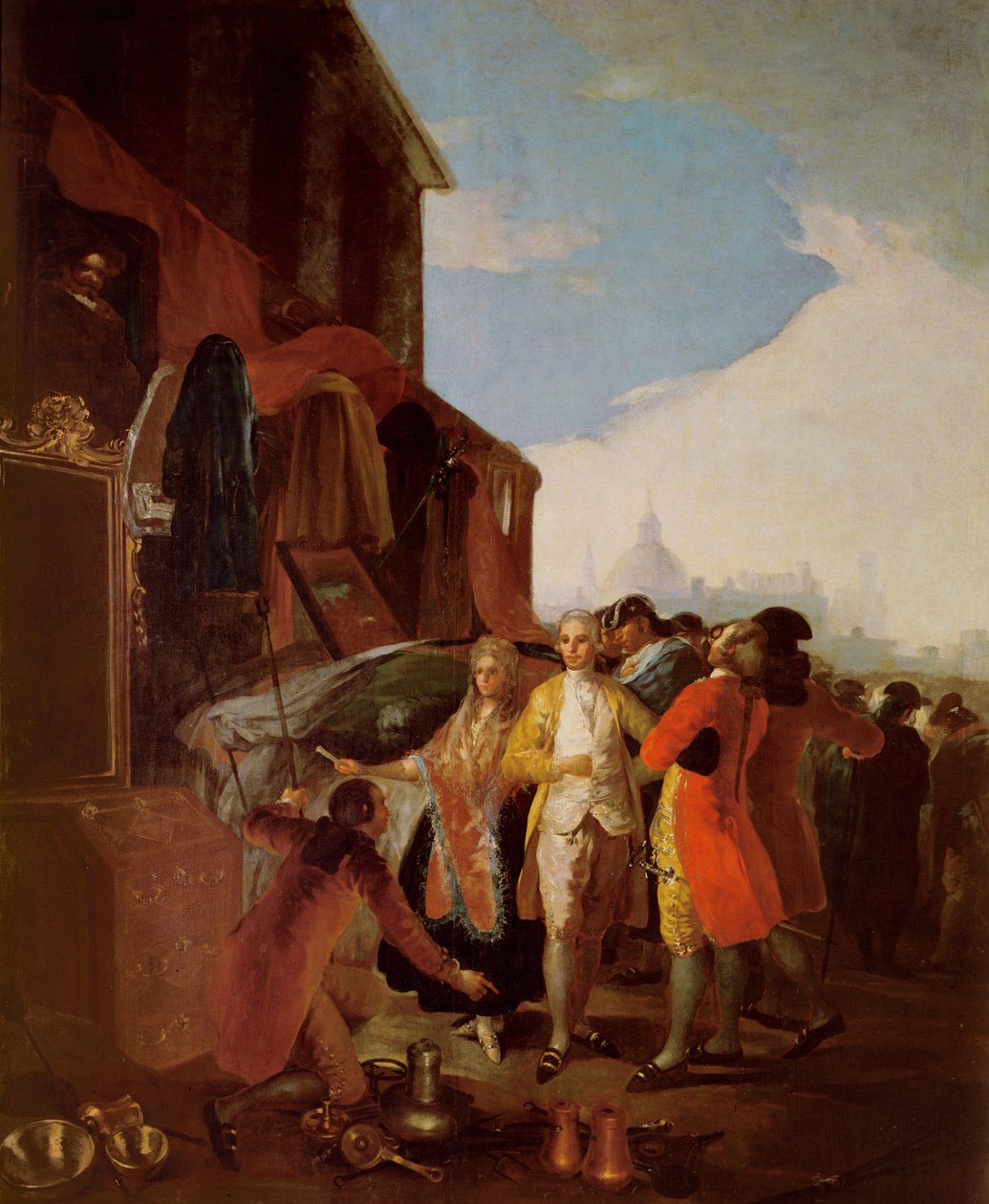 Madridi Vásár, 1778 alkotó: Francisco de Goya
