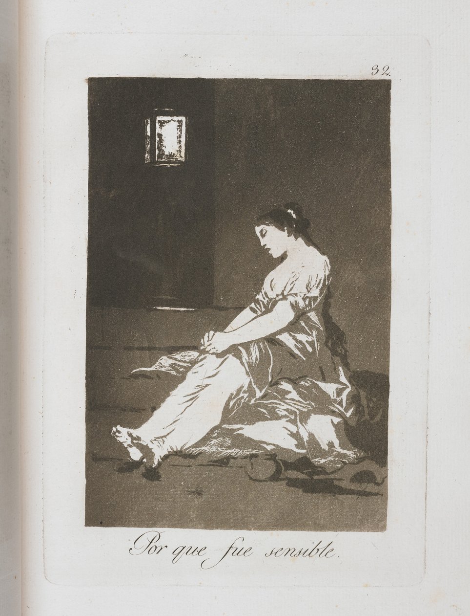 Tányér Los Caprichosból, 1797-1798 alkotó: Francisco de Goya