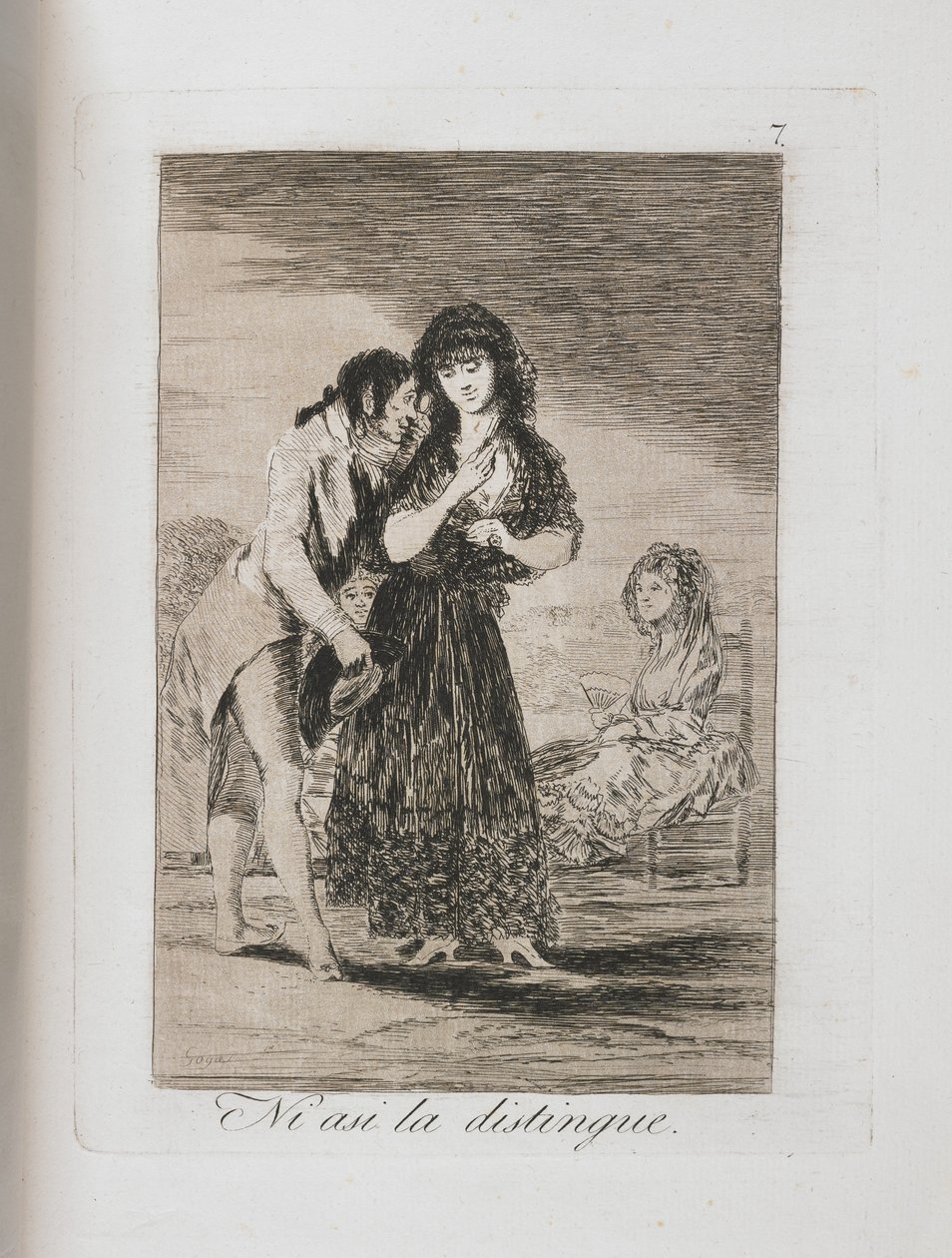 Tányér Los Caprichosból, 1797-1798 alkotó: Francisco de Goya