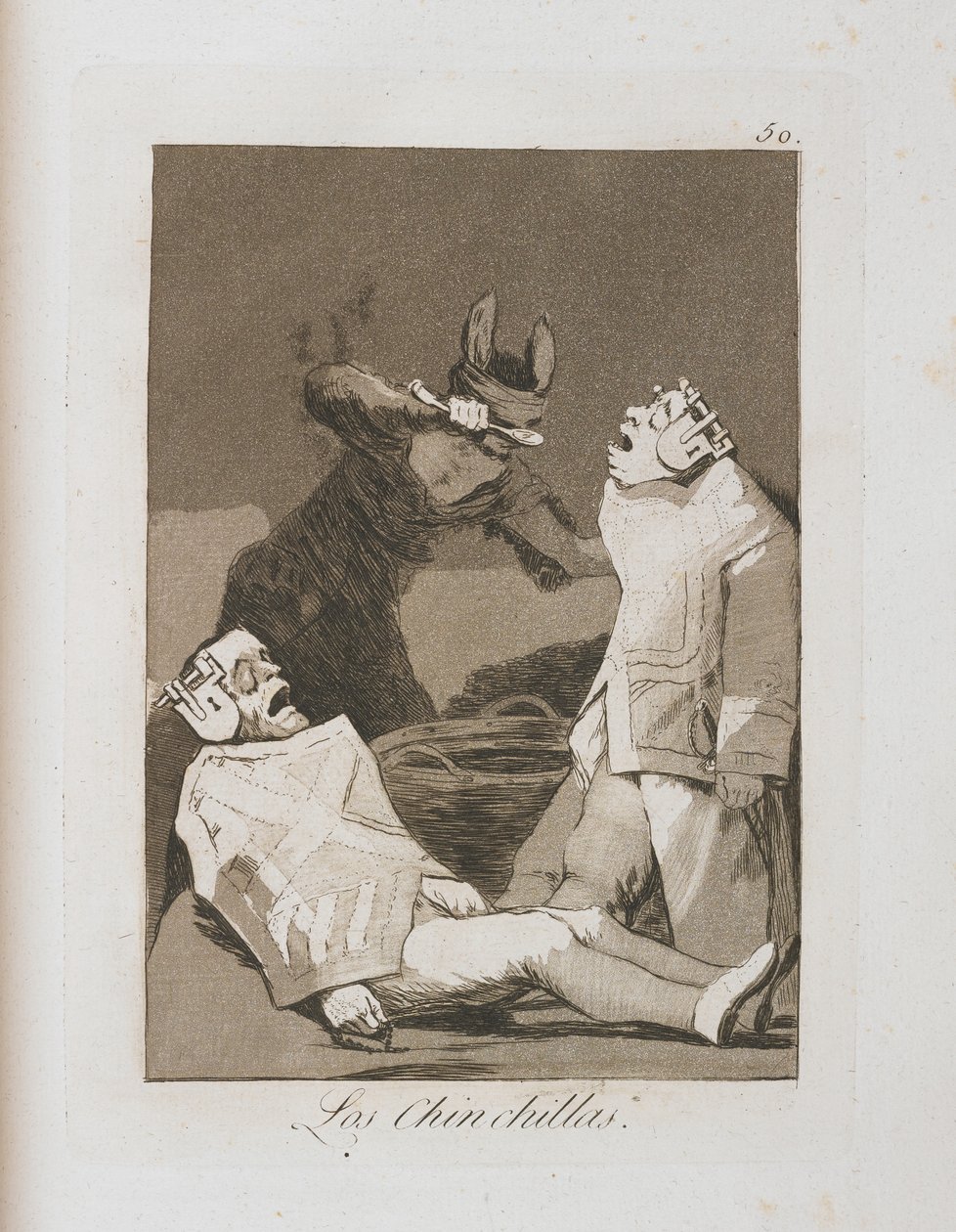 Tányér Los Caprichosból, 1797-1798 alkotó: Francisco de Goya