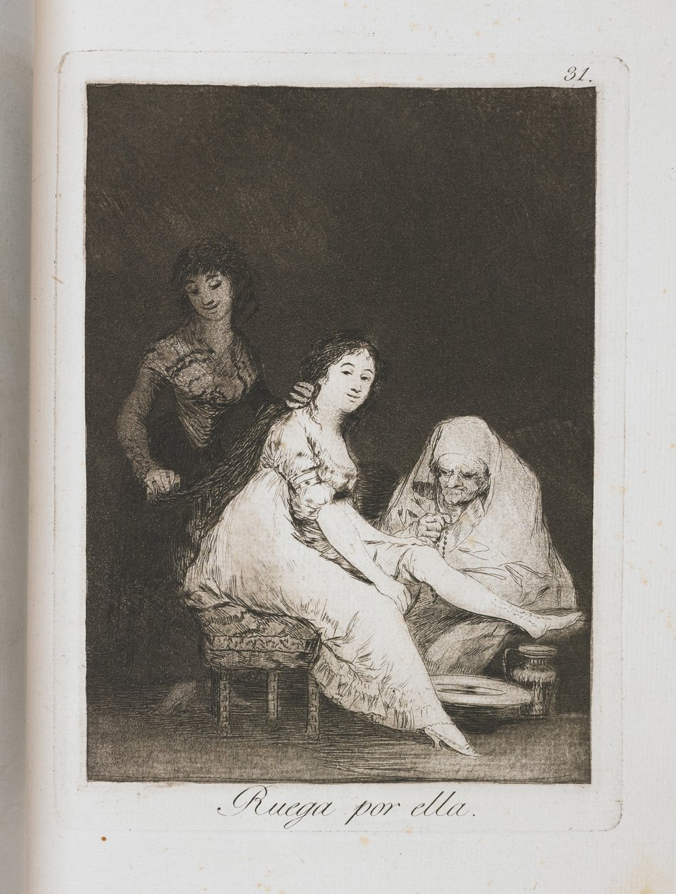 Tányér Los Caprichosból, 1797-1798 alkotó: Francisco de Goya