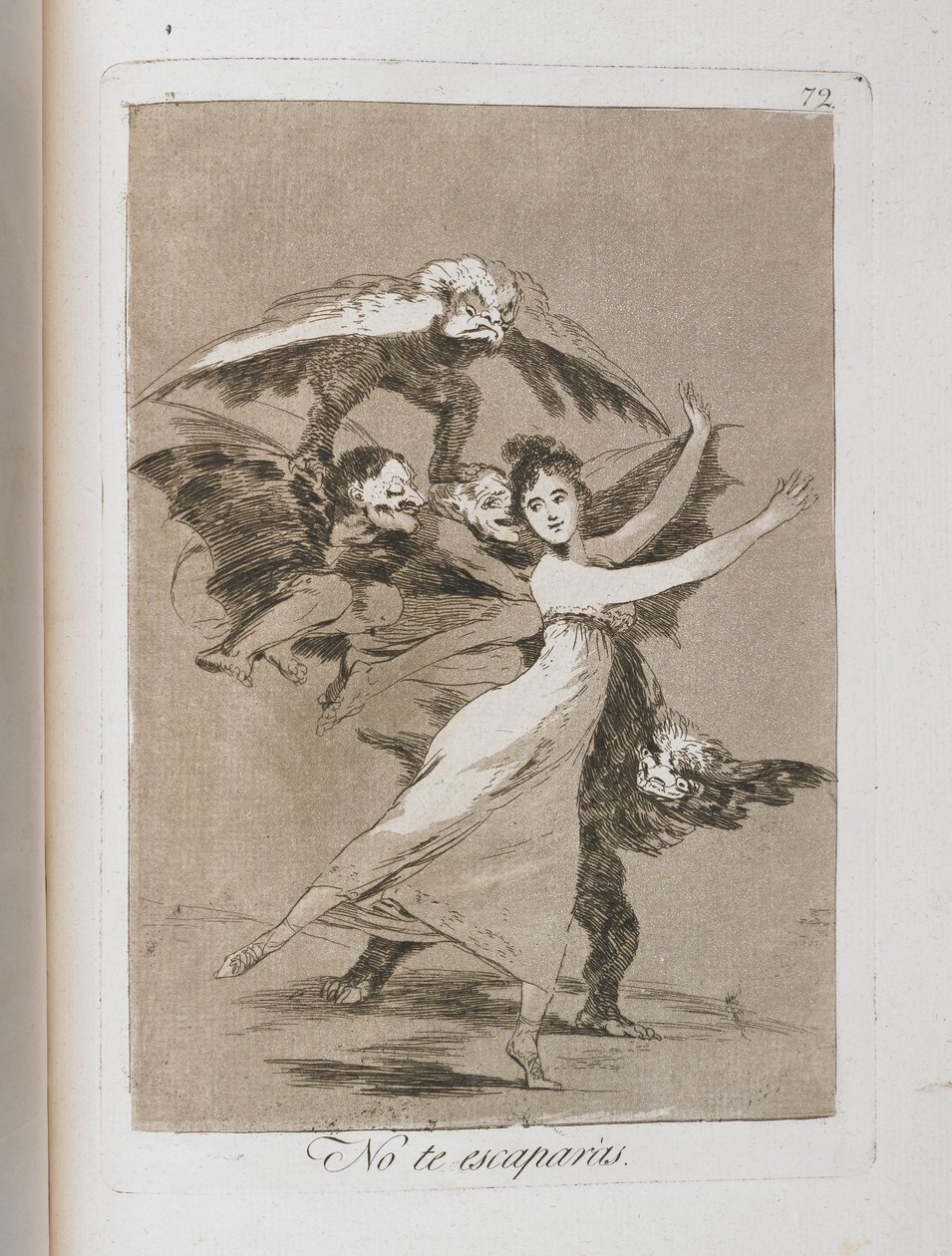 Tányér Los Caprichosból, 1797-1798 alkotó: Francisco de Goya