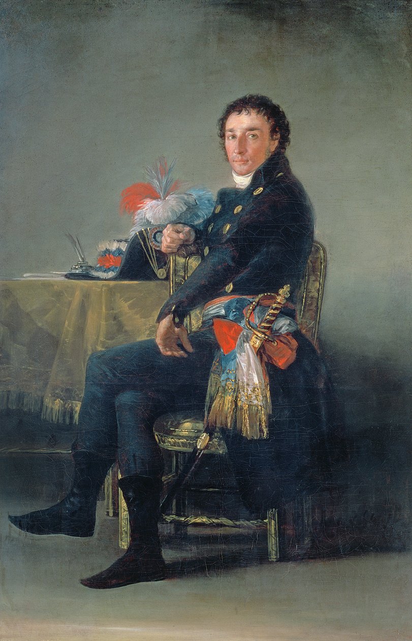 Ferdinand Guillemardet (1765-1809) portréja 1798-99 alkotó: Francisco de Goya