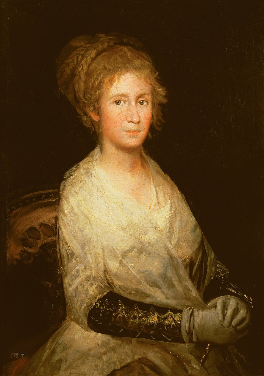 Arckép Josefa Bayeu (†1812) Goya felesége, 1798 körül alkotó: Francisco de Goya