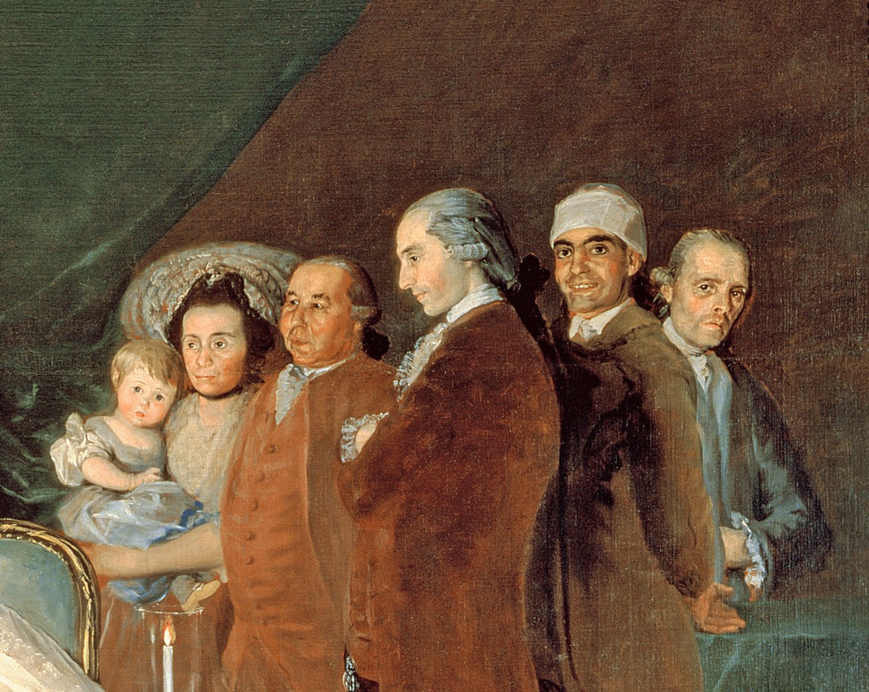 Don Luis de Borbon infáns családja, 1783-84 olaj, vászon 214612 részlete alkotó: Francisco de Goya