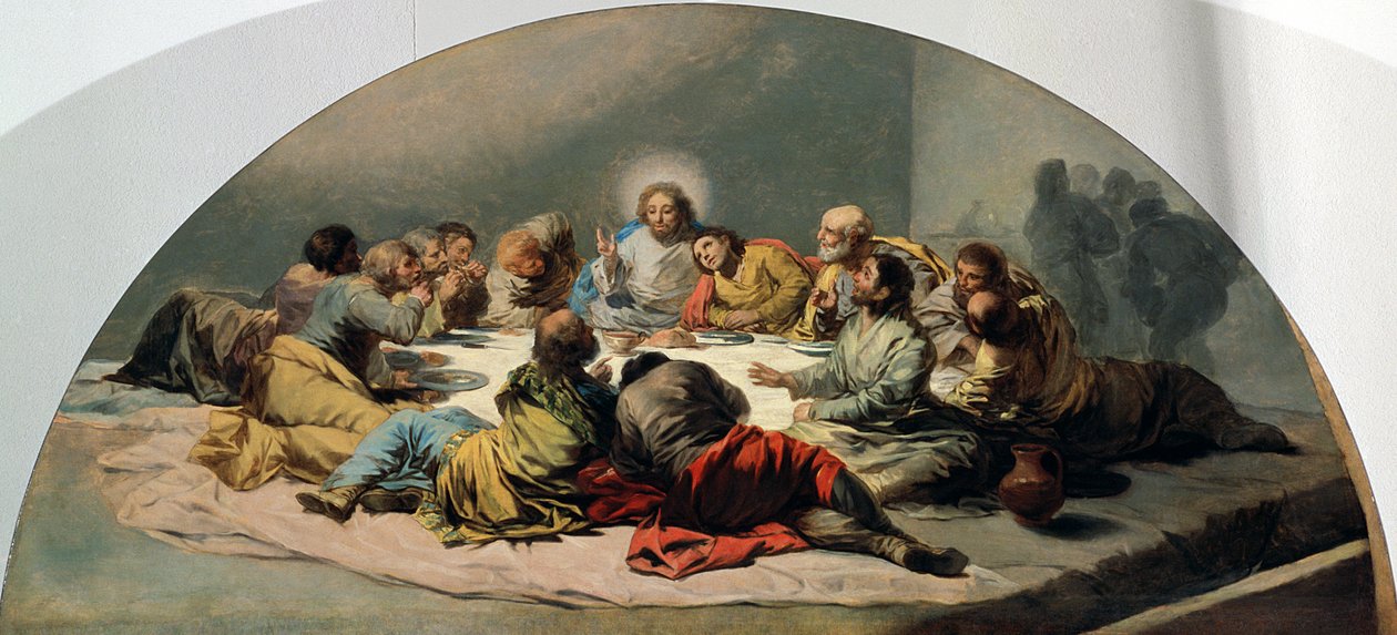 Az utolsó vacsora, 1796-97 alkotó: Francisco de Goya