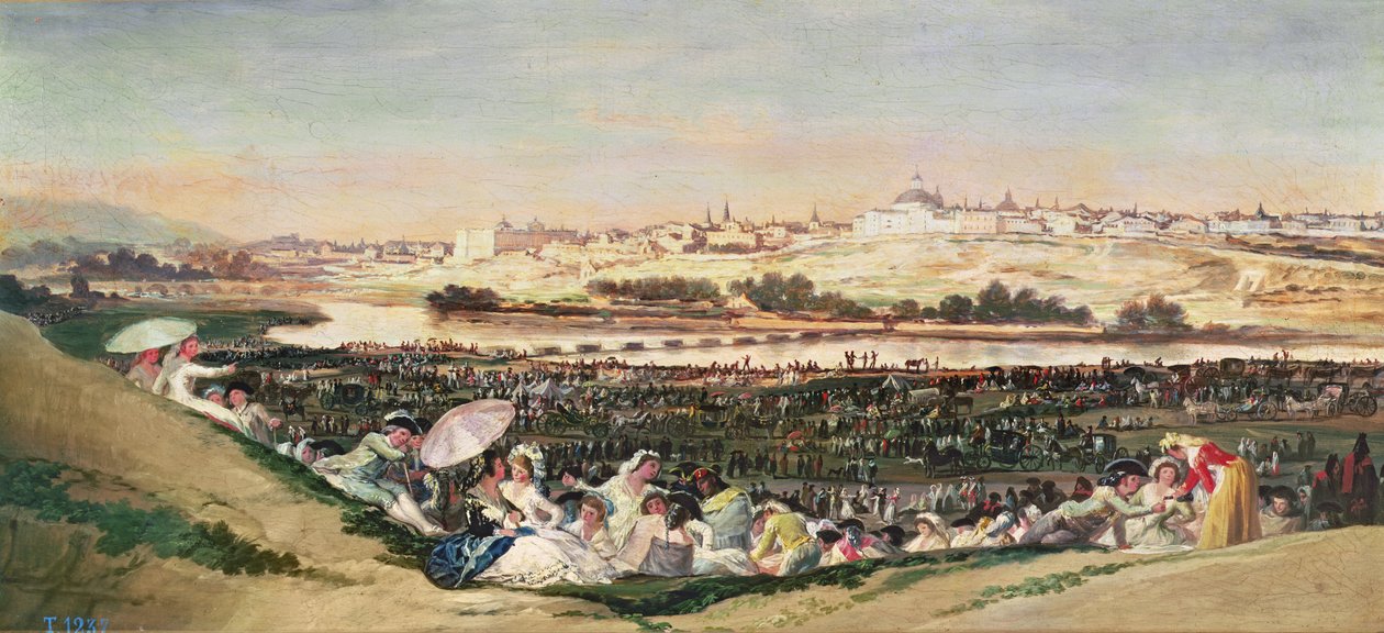 A rét San Isidro-ban, 1788 alkotó: Francisco de Goya