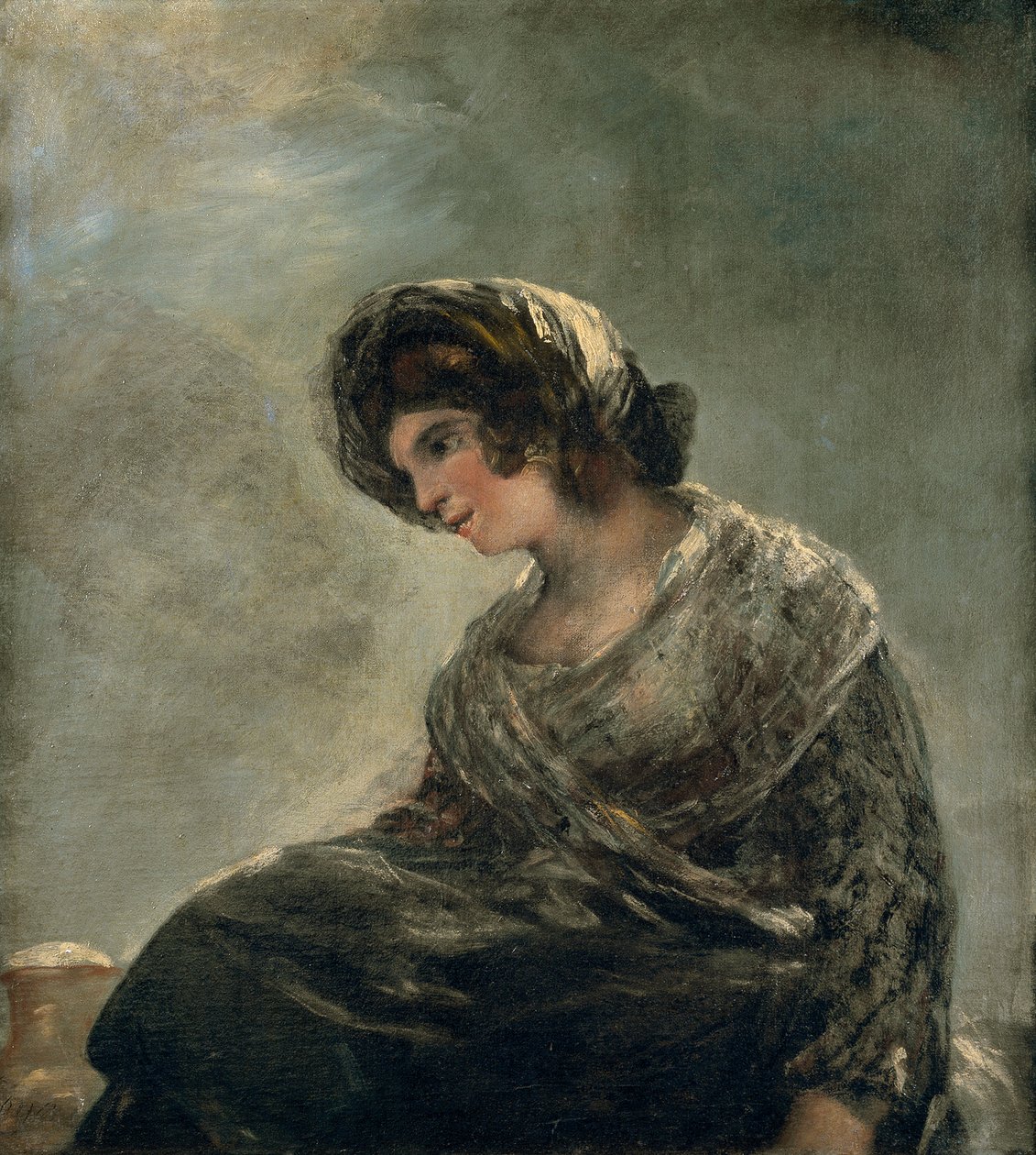 A bordeaux-i tejeslány, 1827 körül alkotó: Francisco de Goya