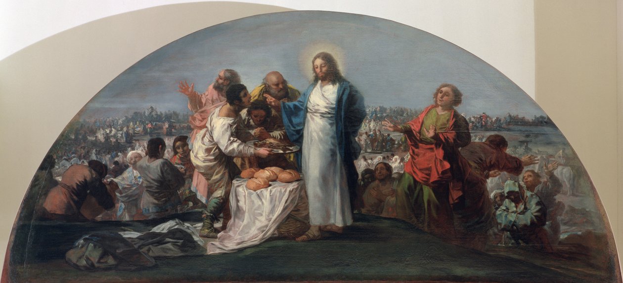 A kenyerek és halak sokszorosítása, 1795-96 alkotó: Francisco de Goya